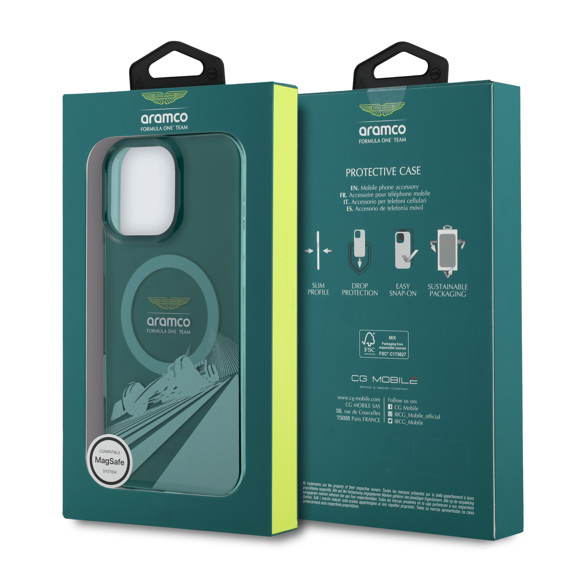 iPhone 16 Pro - ASTON MARTIN Car Green — estuche (foto 8 de 8)