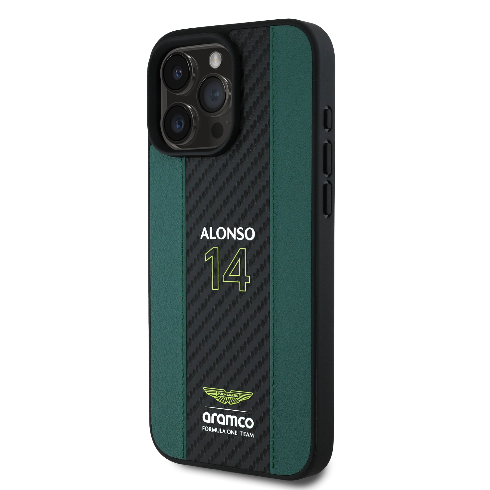 Wallet Card - ASTON MARTIN Carbon Stripe Green