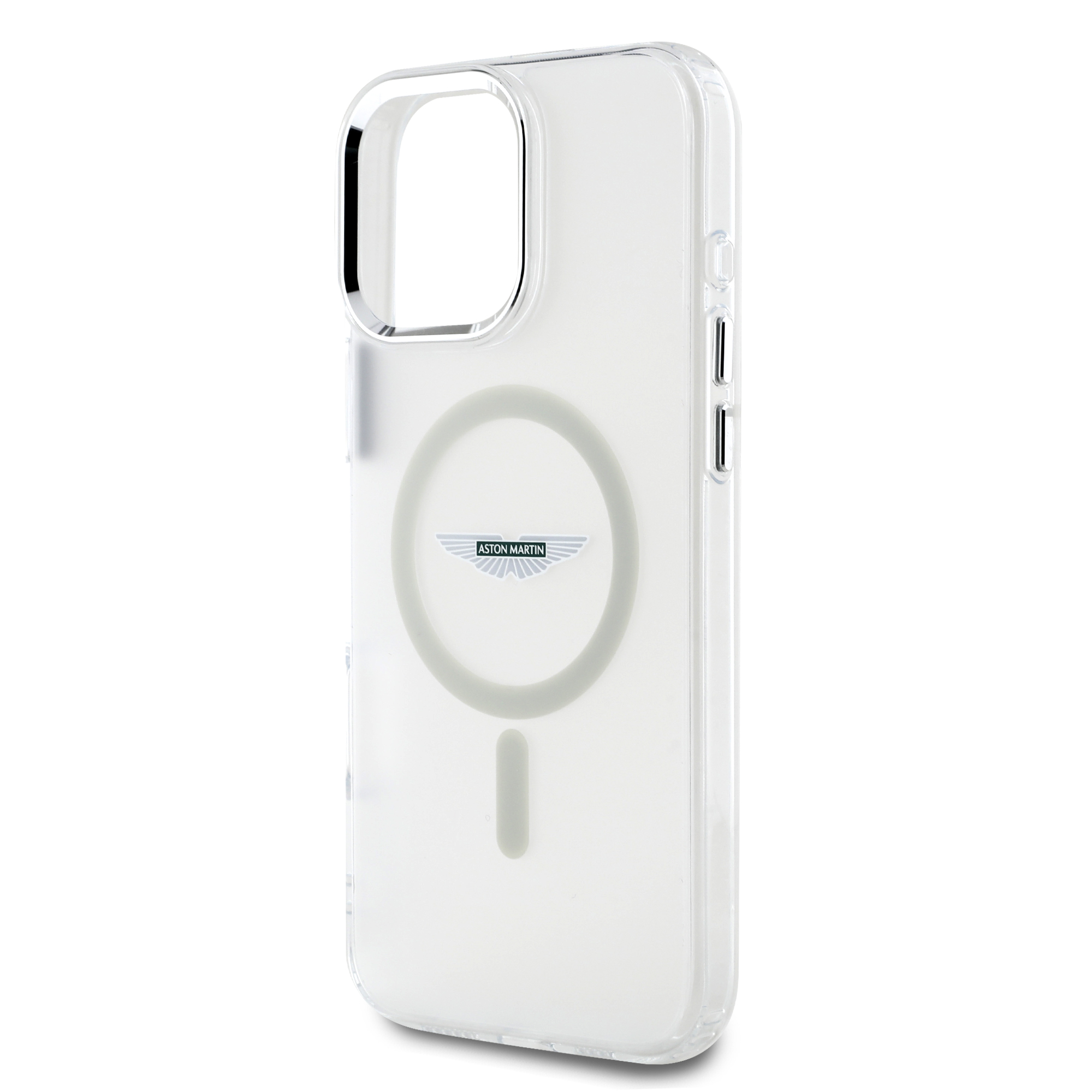 iPhone 16 Pro - ASTON MARTIN Frosted Effect Transparent — estuche (foto 6 de 8)