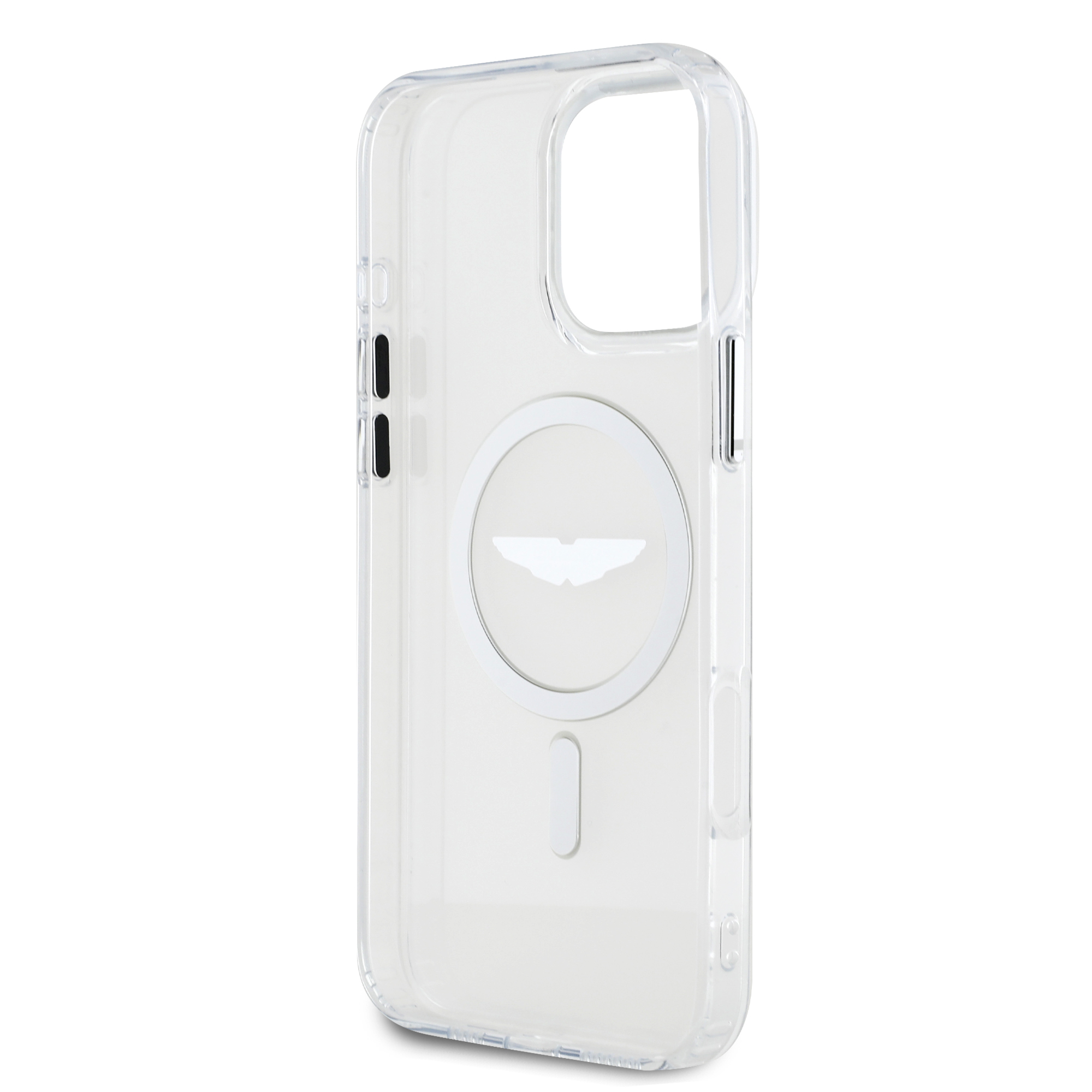 iPhone 16 Pro - ASTON MARTIN Frosted Effect Transparent — estuche (foto 7 de 8)