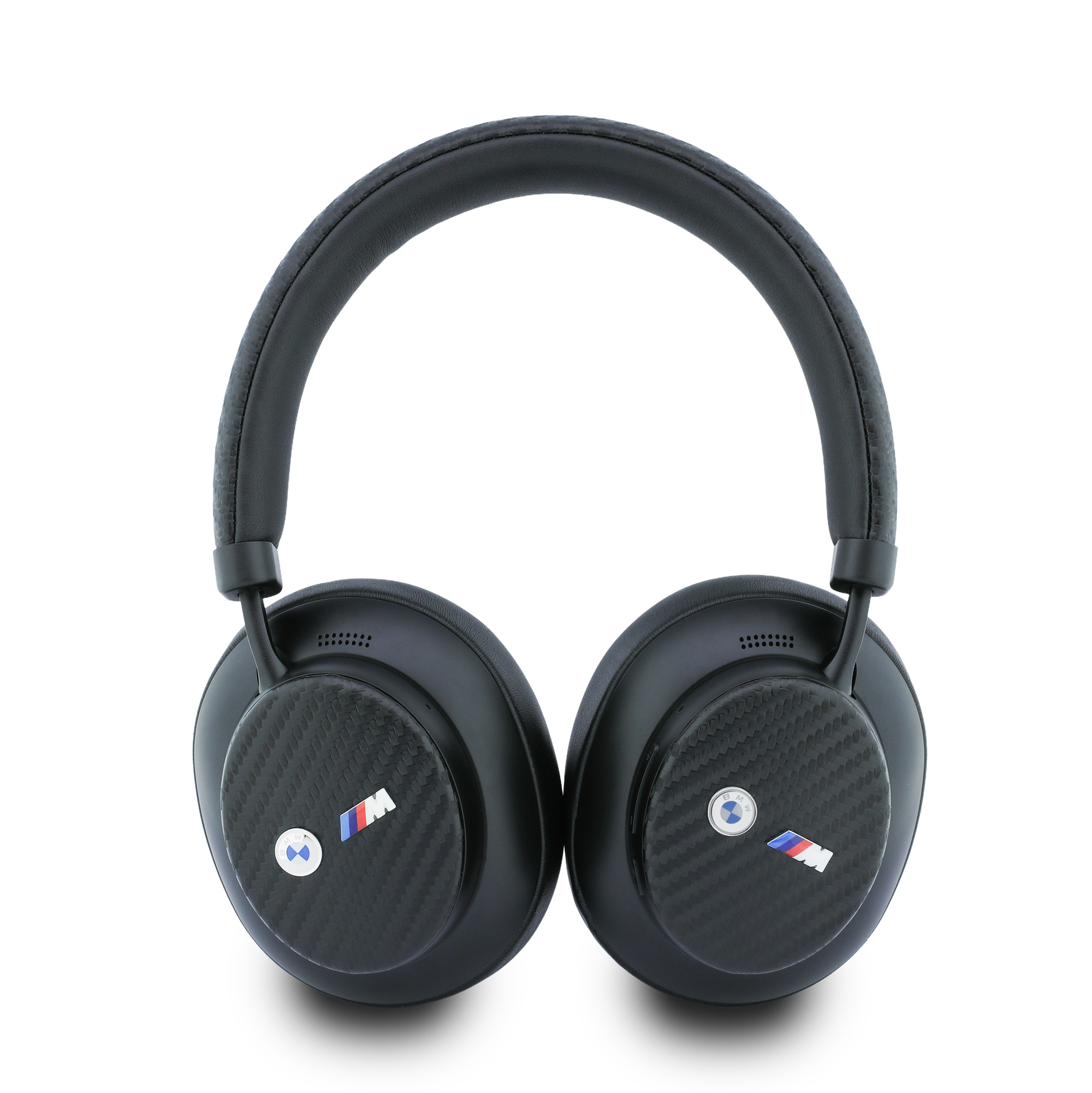 Headphones - BMW Leather Carbon Metal Logo Black — audífonos (foto 3 de 4)