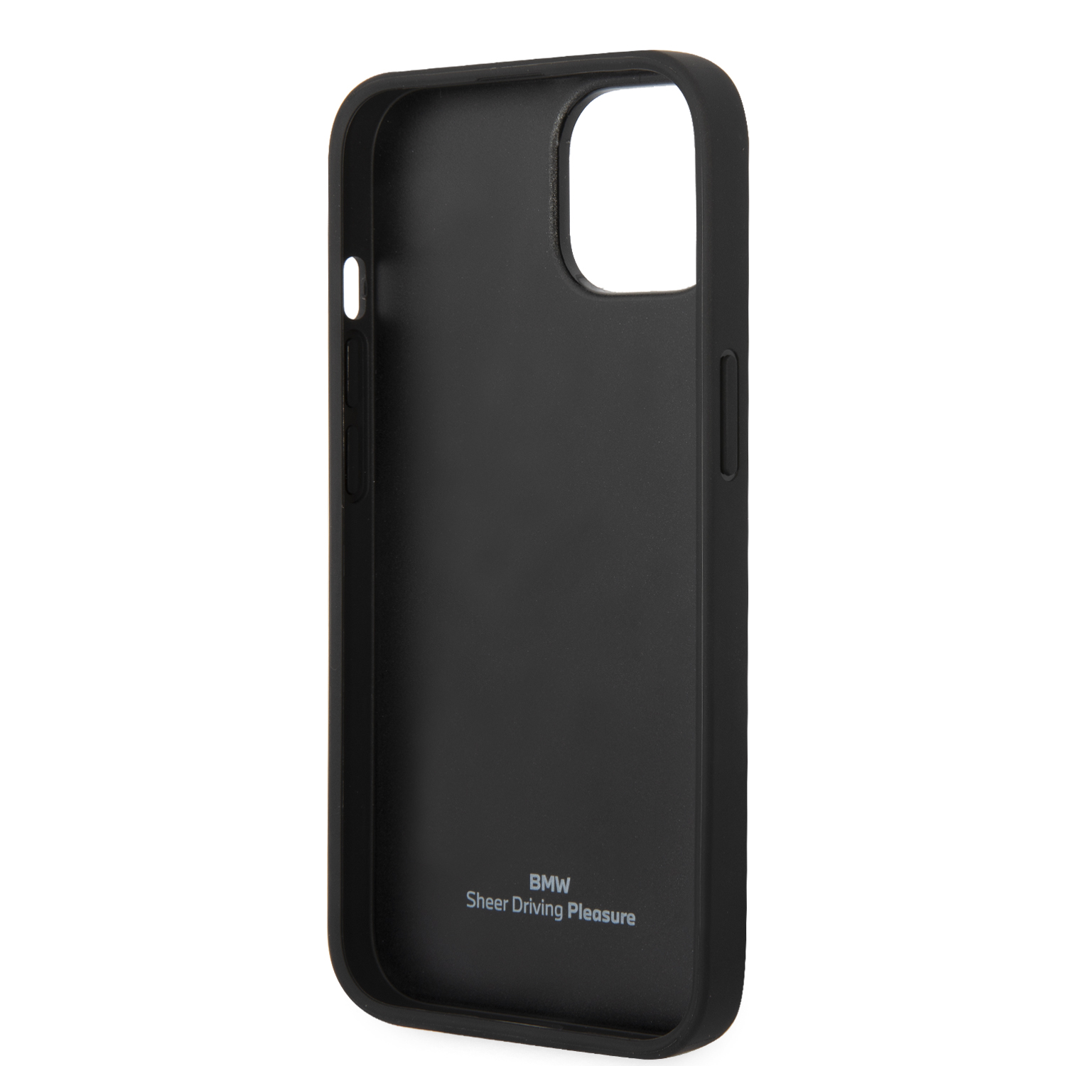 iPhone 14 - BMW Leather Diamond Pattern Black — estuche (foto 7 de 8)