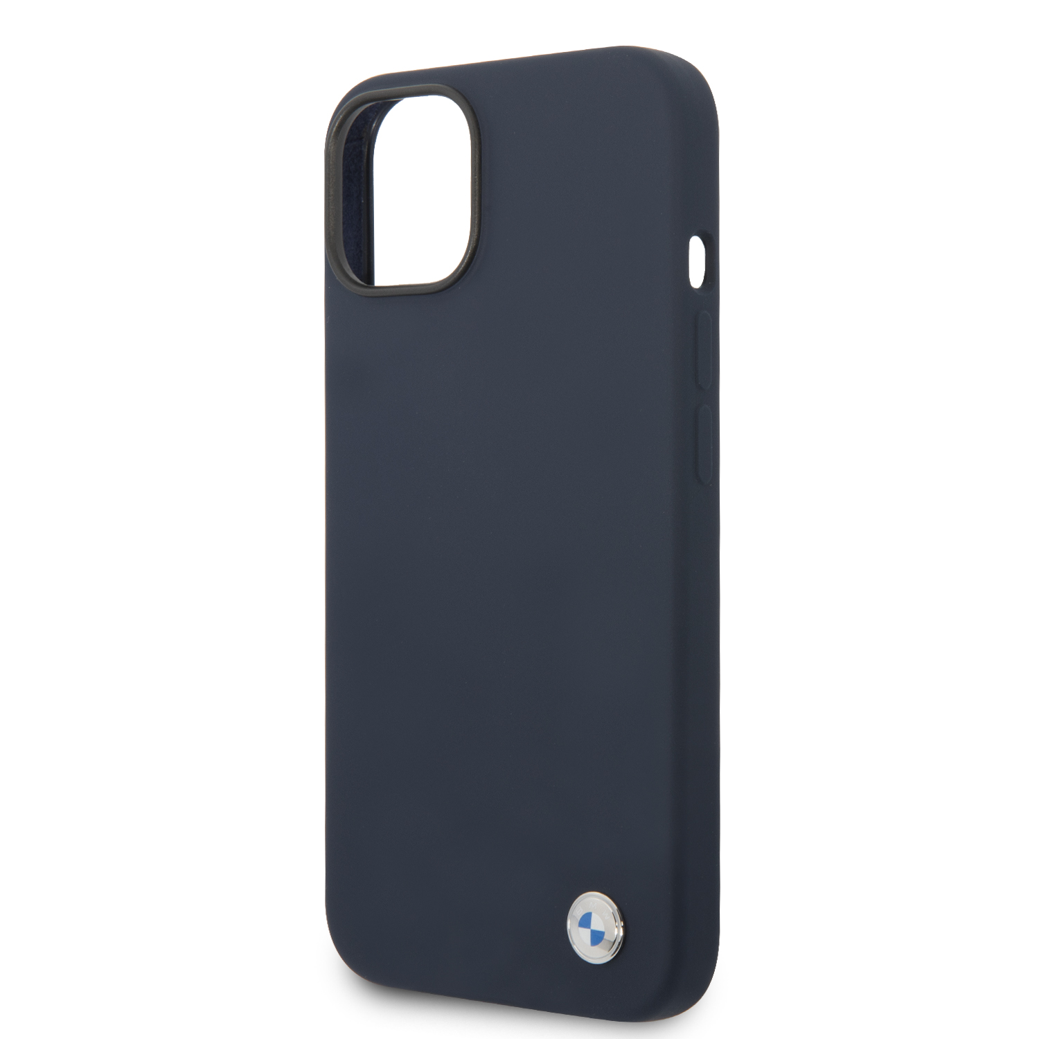 iPhone 14 - BMW Silicone Metal Logo Navy — estuche (foto 6 de 8)