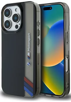 iPhone 16 Pro Max - BMW Motorsport Vertical Stripe Black