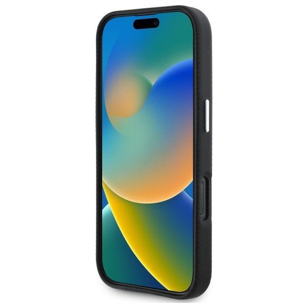 iPhone 16 Pro Max - BMW Kevlar Full Wrapped Metal Black — estuche (foto 5 de 5)