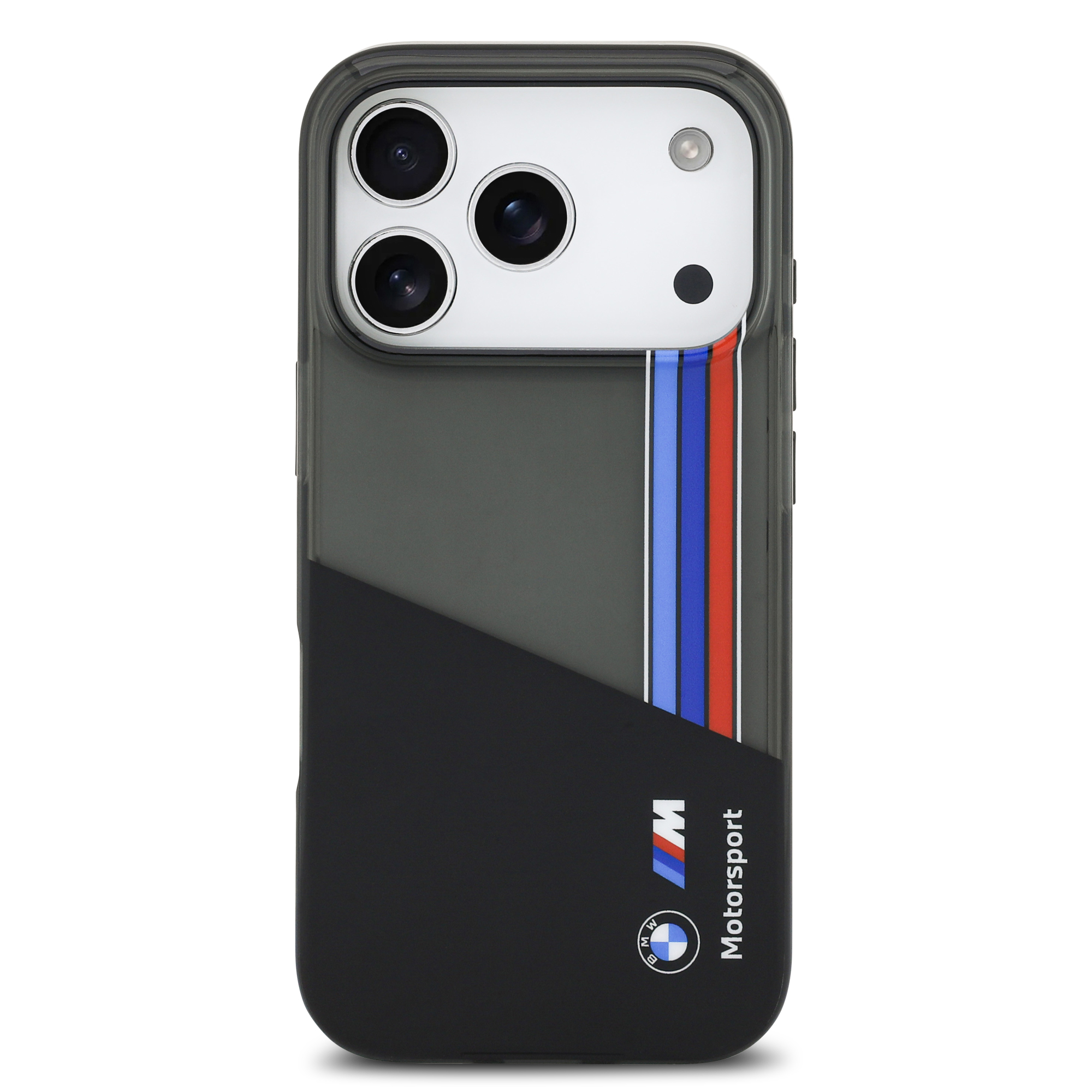 iPhone 17 Pro - BMW Motorsport IML Vertical Stripes Black