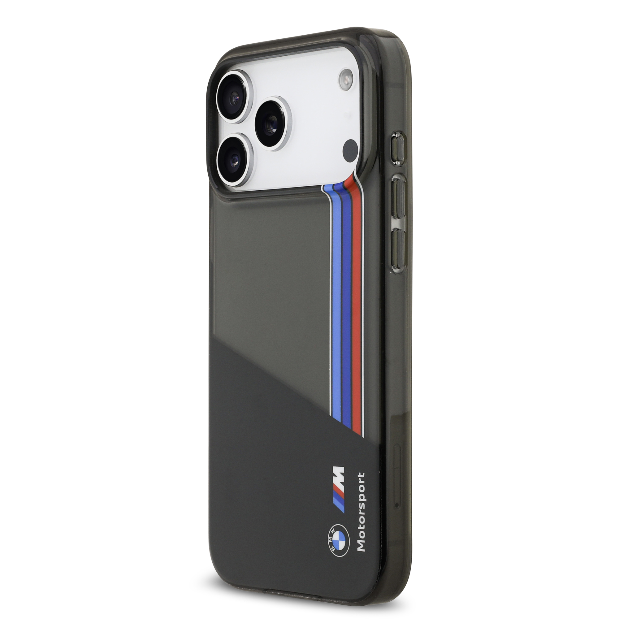 iPhone 17 Pro Max - BMW Motorsport IML Vertical Stripes Black — estuche (foto 3 de 8)