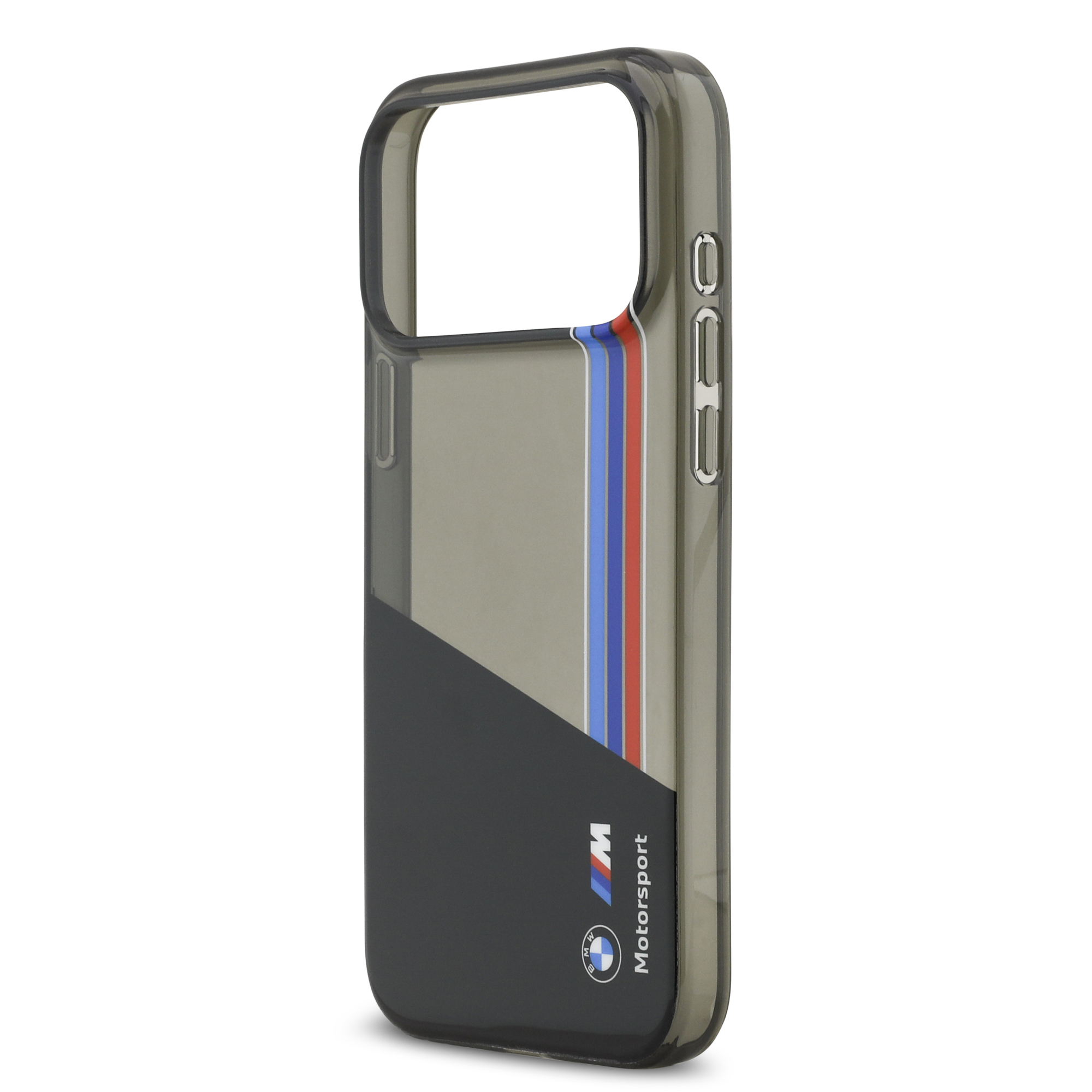 iPhone 17 Pro Max - BMW Motorsport IML Vertical Stripes Black — estuche (foto 6 de 8)