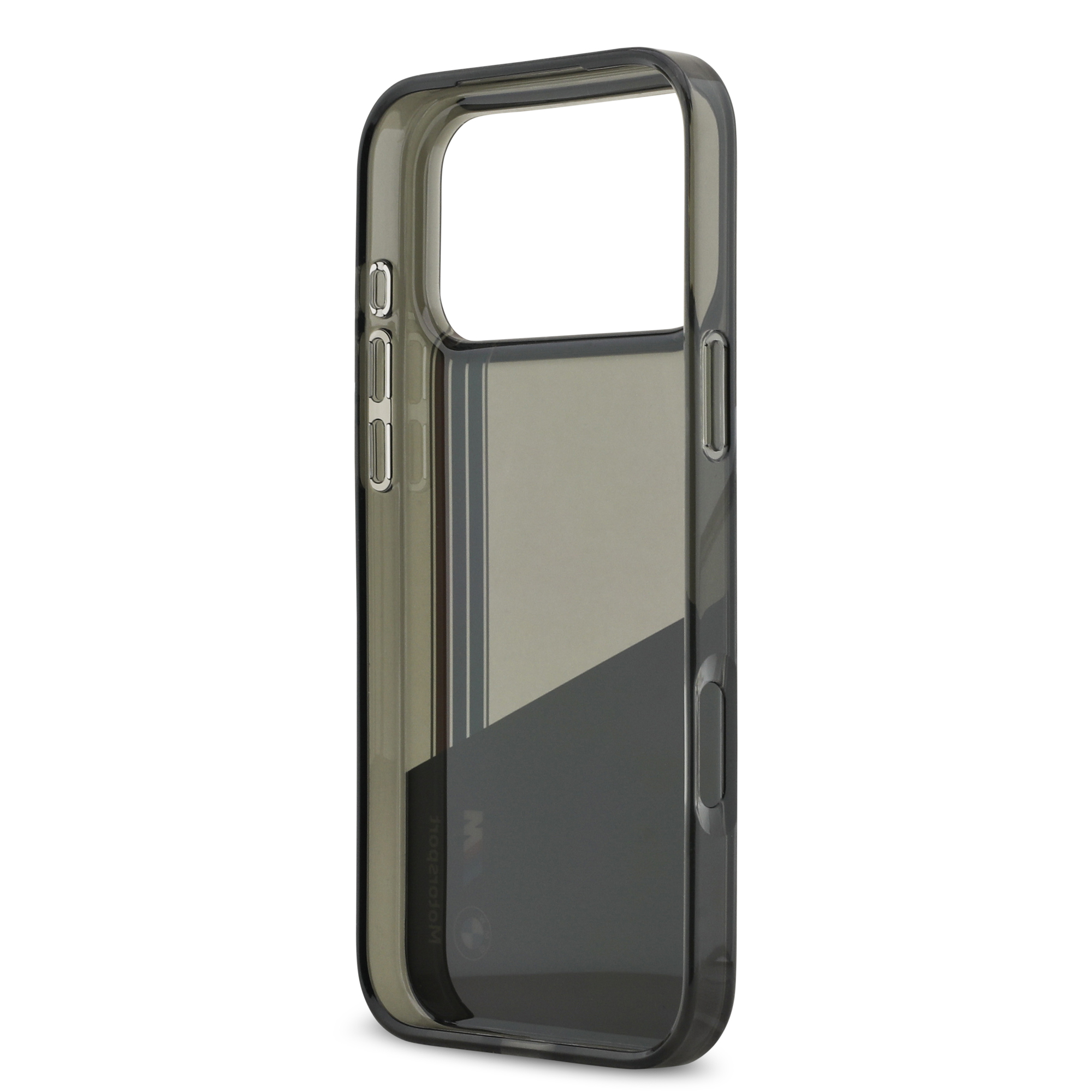 iPhone 17 Pro Max - BMW Motorsport IML Vertical Stripes Black — estuche (foto 7 de 8)