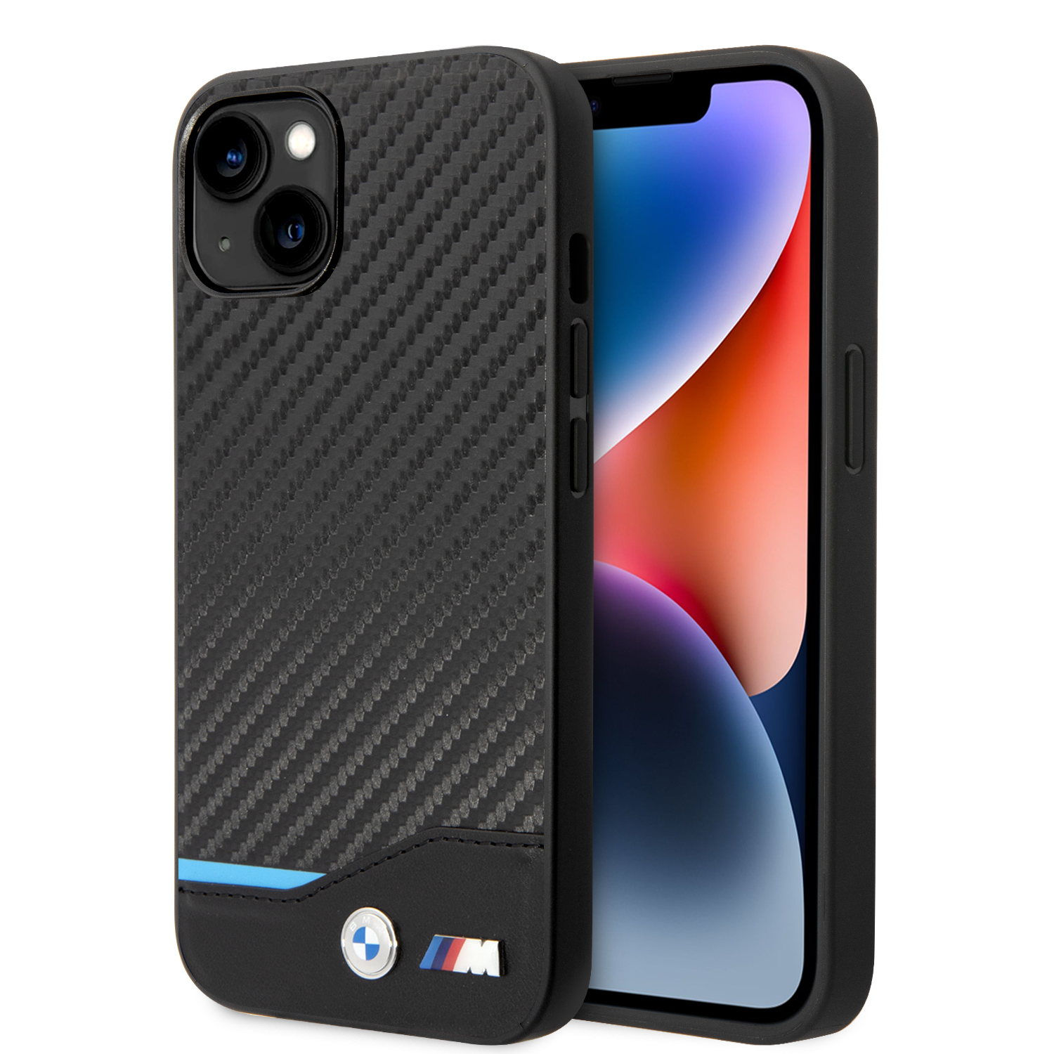 iPhone 14 - BMW Leather Carbon Black — estuche (foto 2 de 8)