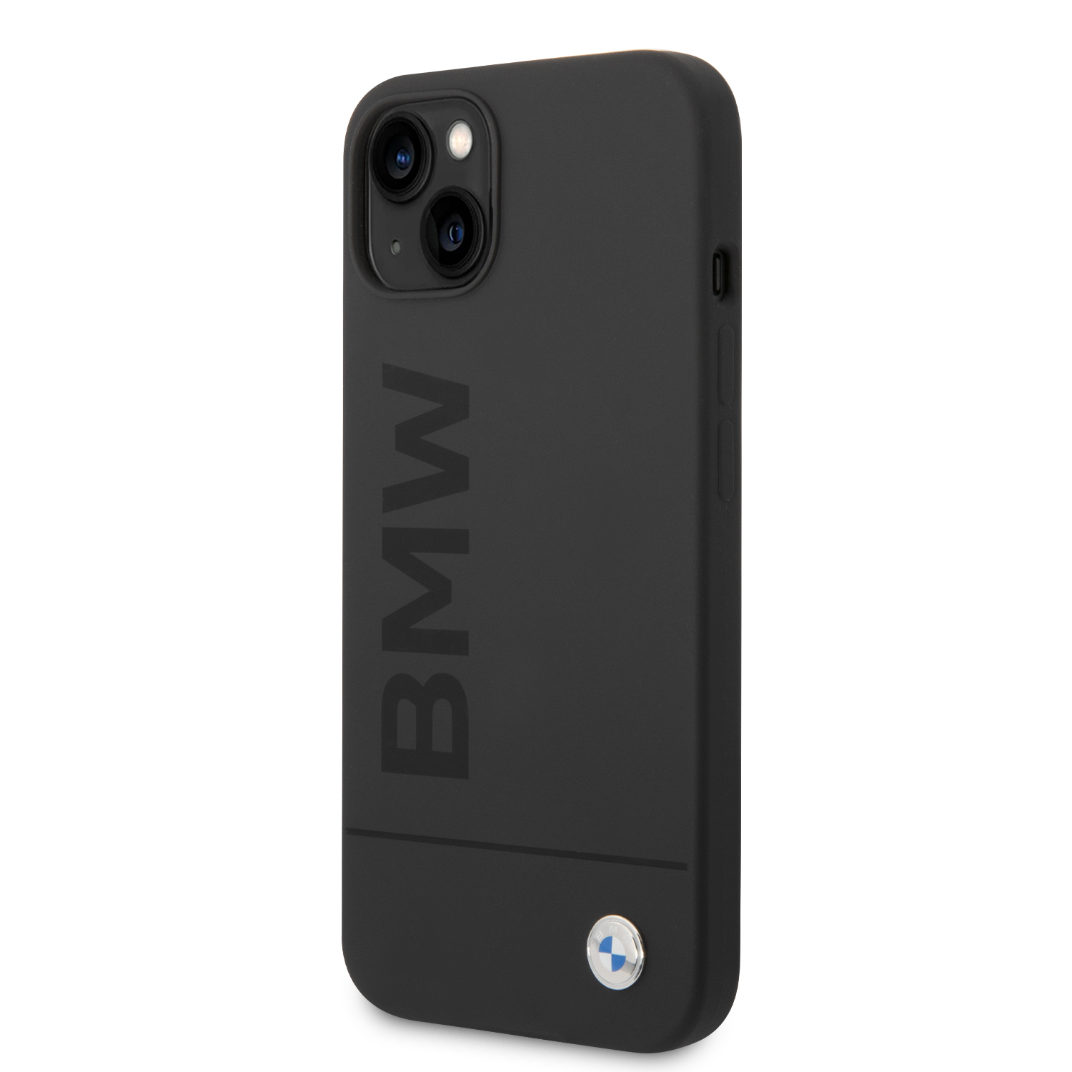 iPhone 14 - BMW Silicone Big Logo Black — estuche (foto 3 de 8)