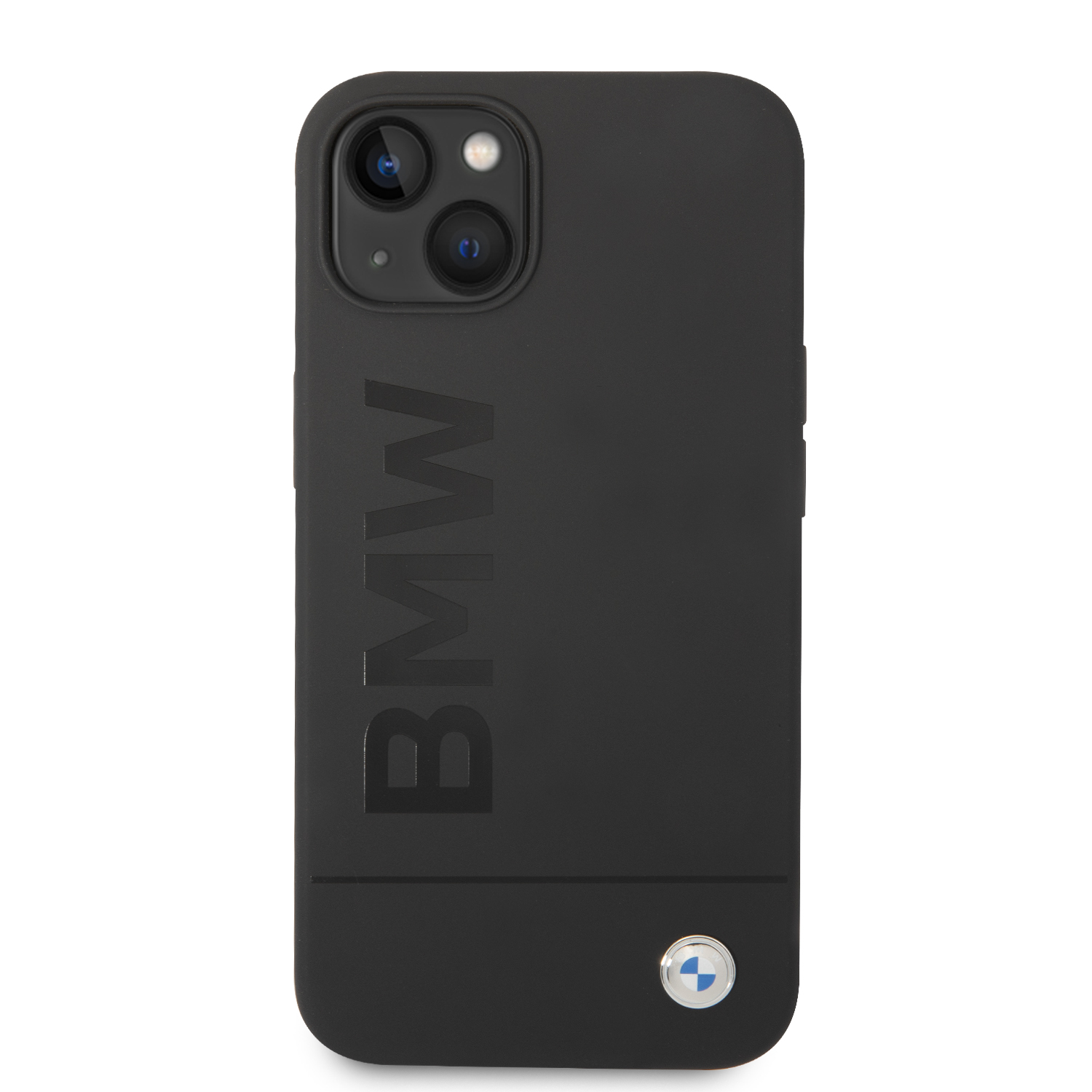 iPhone 14 - BMW Silicone Big Logo Black