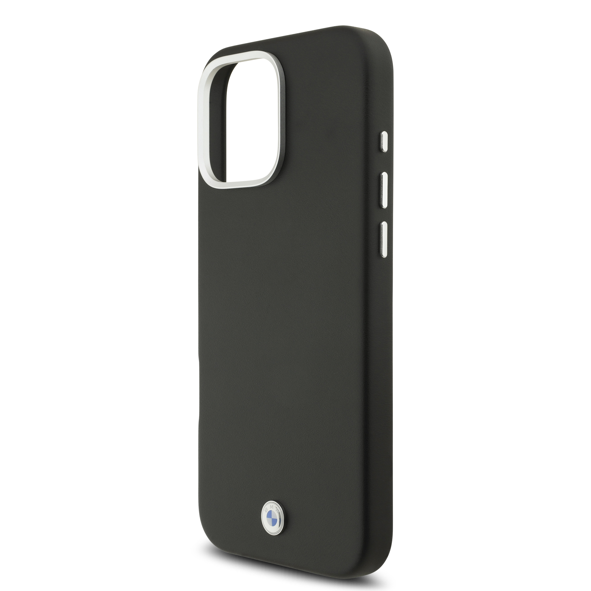 iPhone 16 Pro Max - BMW Leather Full Wrapped Metal Black — estuche (foto 6 de 8)