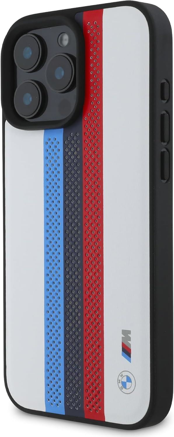 iPhone 16 Pro Max - BMW Printed Stripes White — estuche (foto 2 de 5)