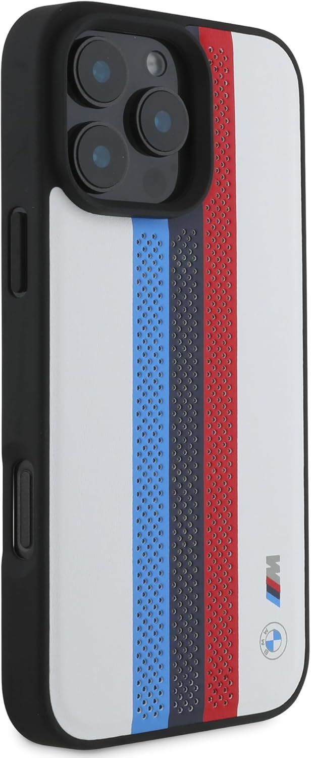 iPhone 16 Pro Max - BMW Printed Stripes White — estuche (foto 4 de 5)