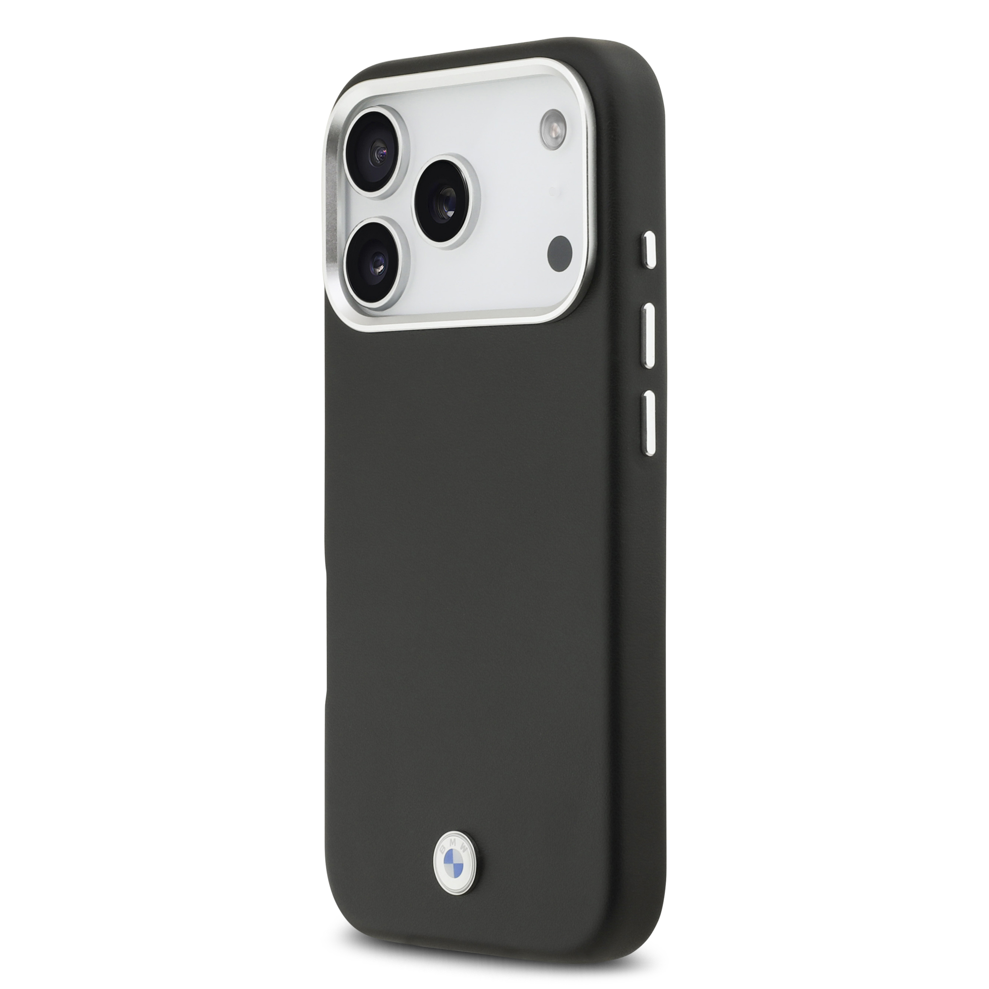iPhone 17 Pro - BMW Leather Full Wrapped Metal Black — estuche (foto 3 de 8)