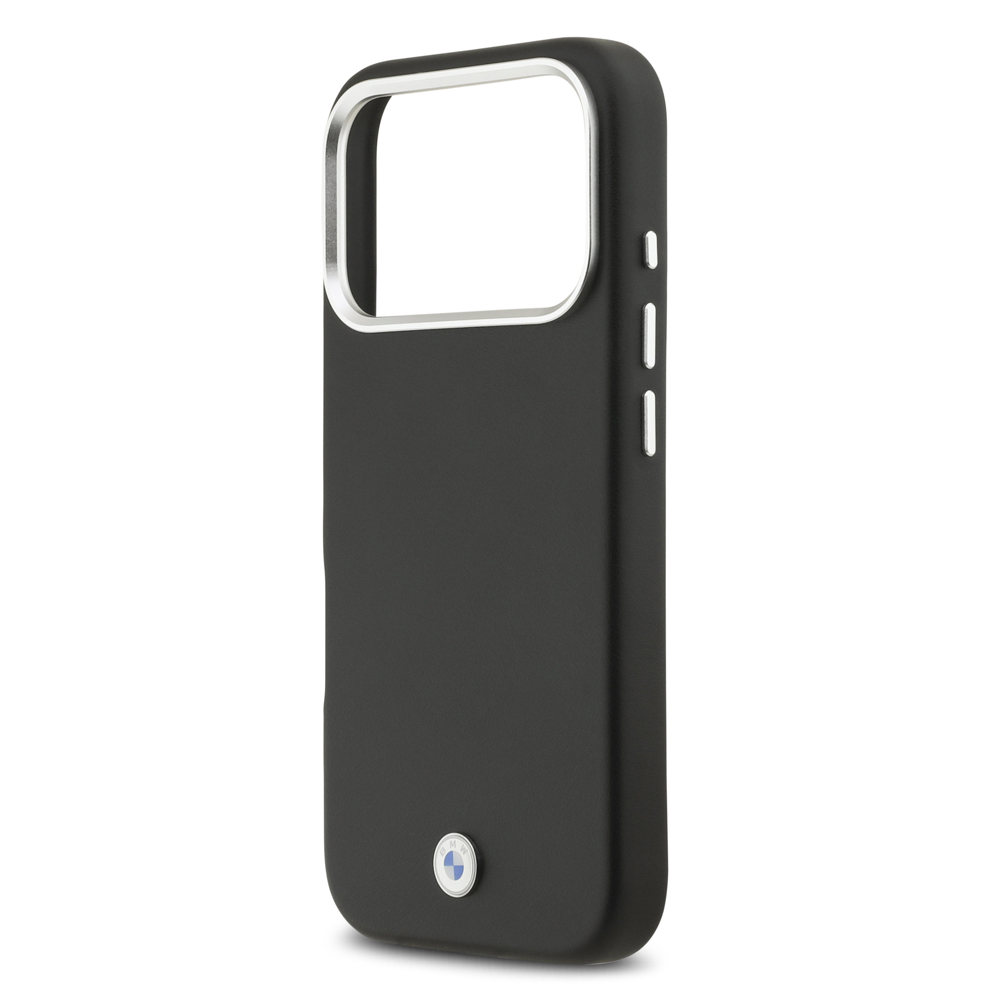 iPhone 17 Pro - BMW Leather Full Wrapped Metal Black — estuche (foto 6 de 8)