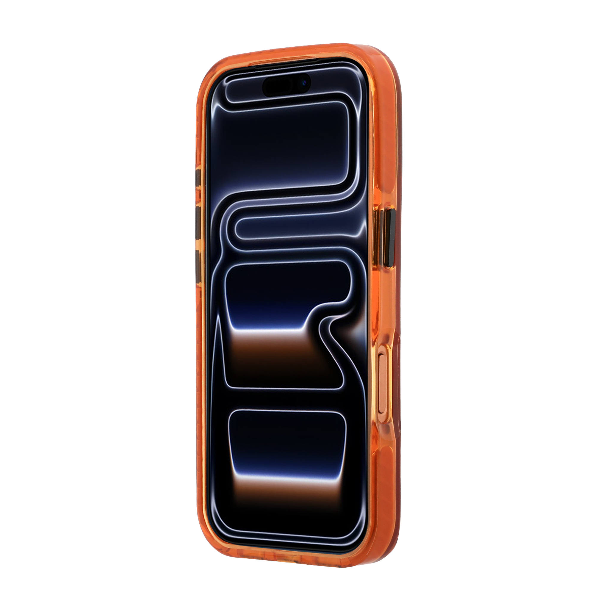 iPhone 17 Pro - BMW Shockproof IML Metal Logos Orange — estuche (foto 5 de 8)