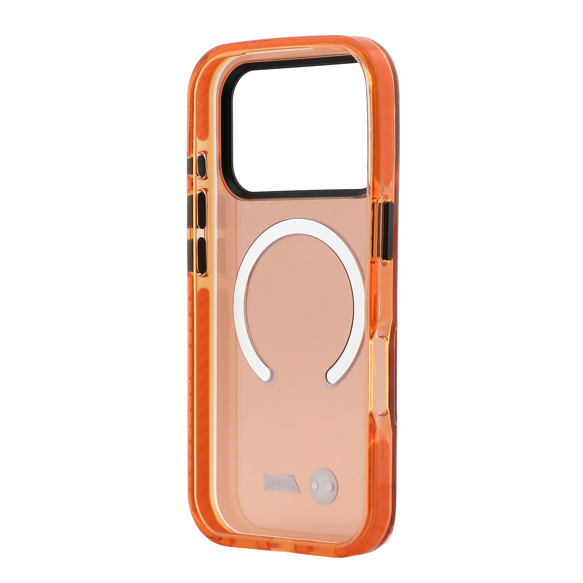 iPhone 17 Pro - BMW Shockproof IML Metal Logos Orange — estuche (foto 7 de 8)
