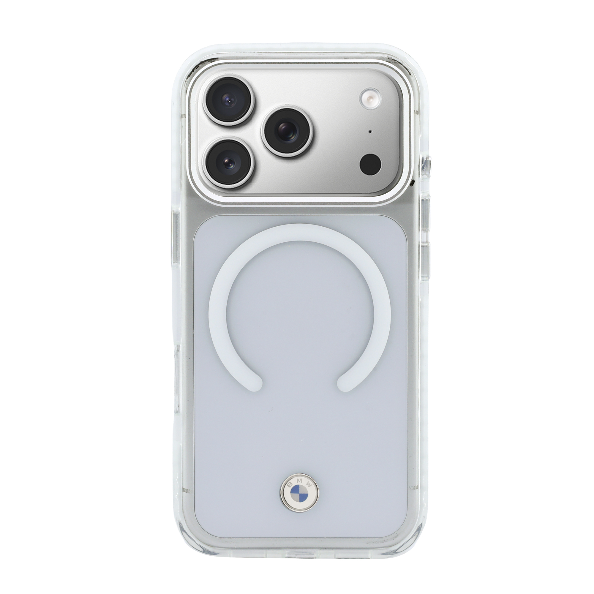 iPhone 17 Pro - BMW Shockproof IML Metal Logo Transparent