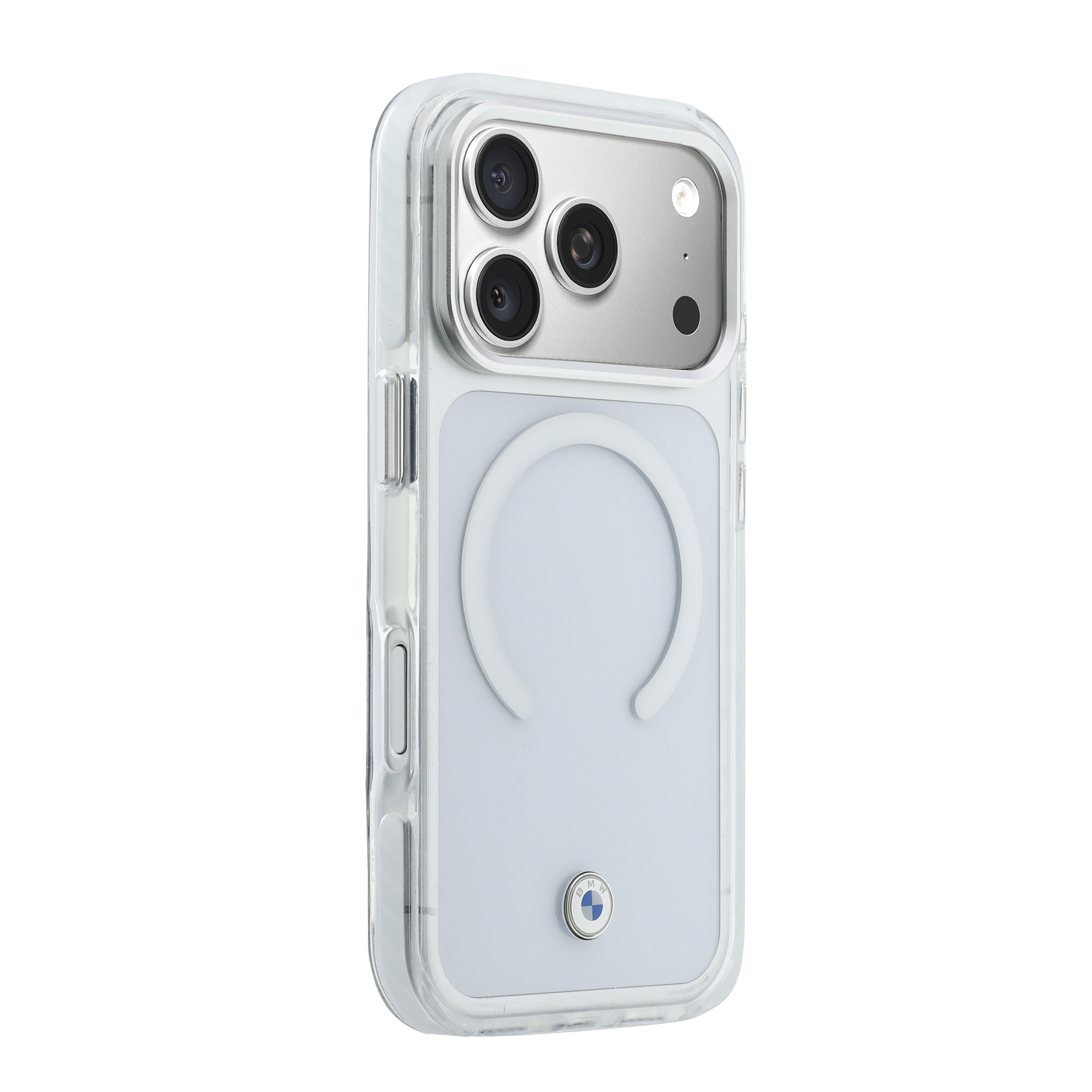 iPhone 17 Pro - BMW Shockproof IML Metal Logo Transparent — estuche (foto 4 de 8)