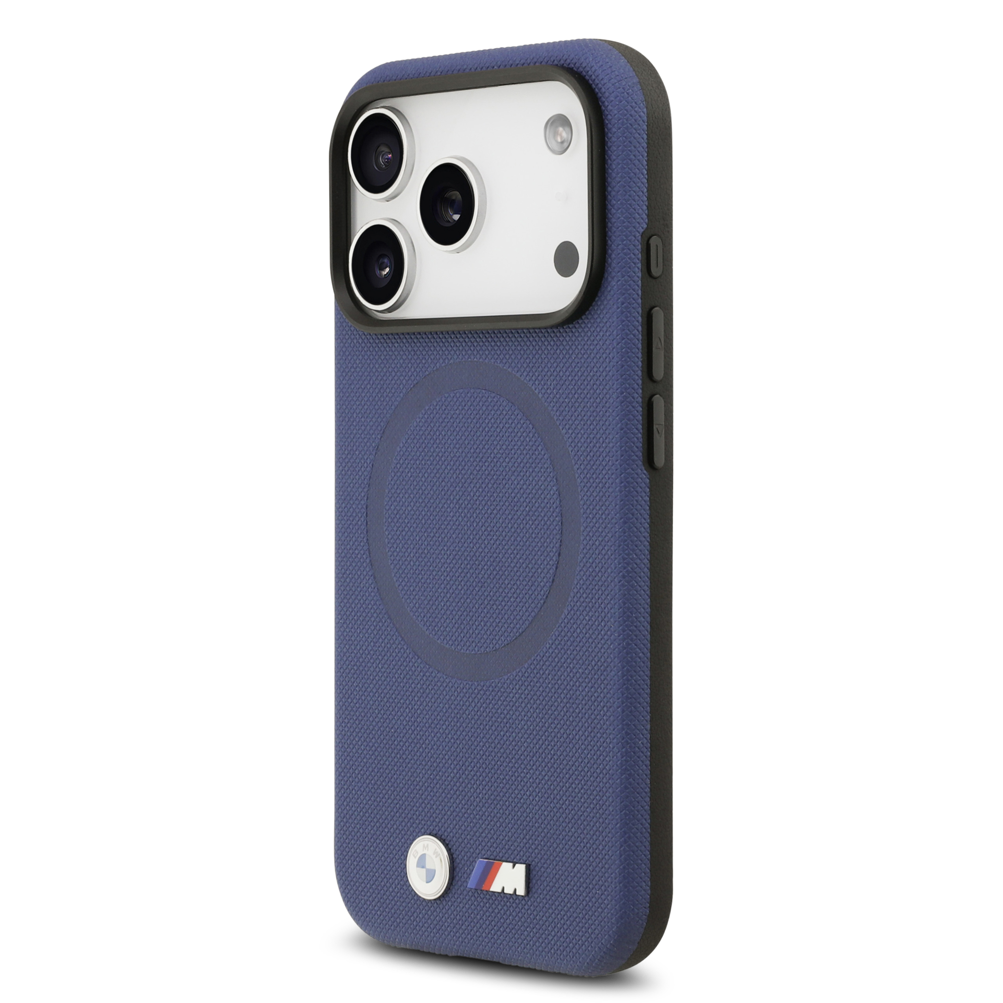 iPhone 17 Pro - BMW Leather Full Wrapped Navy — estuche (foto 2 de 5)