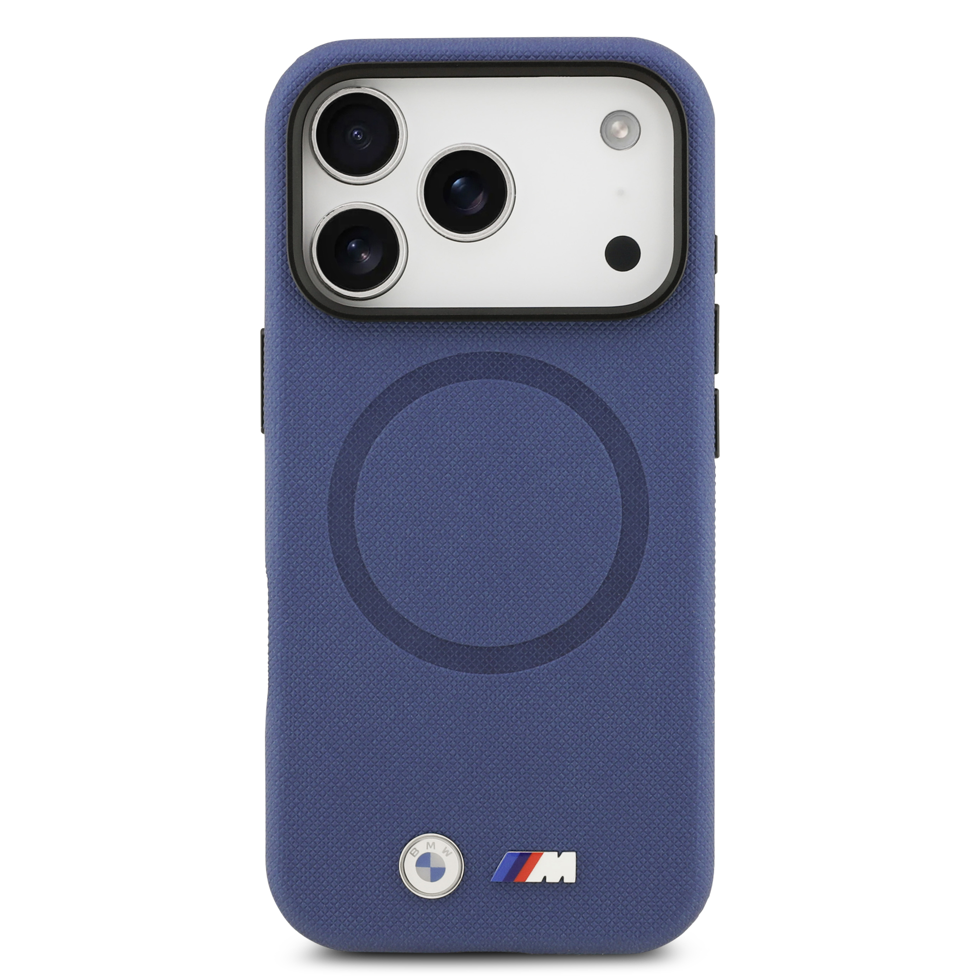 iPhone 17 Pro - BMW Leather Full Wrapped Navy — estuche (foto 3 de 5)