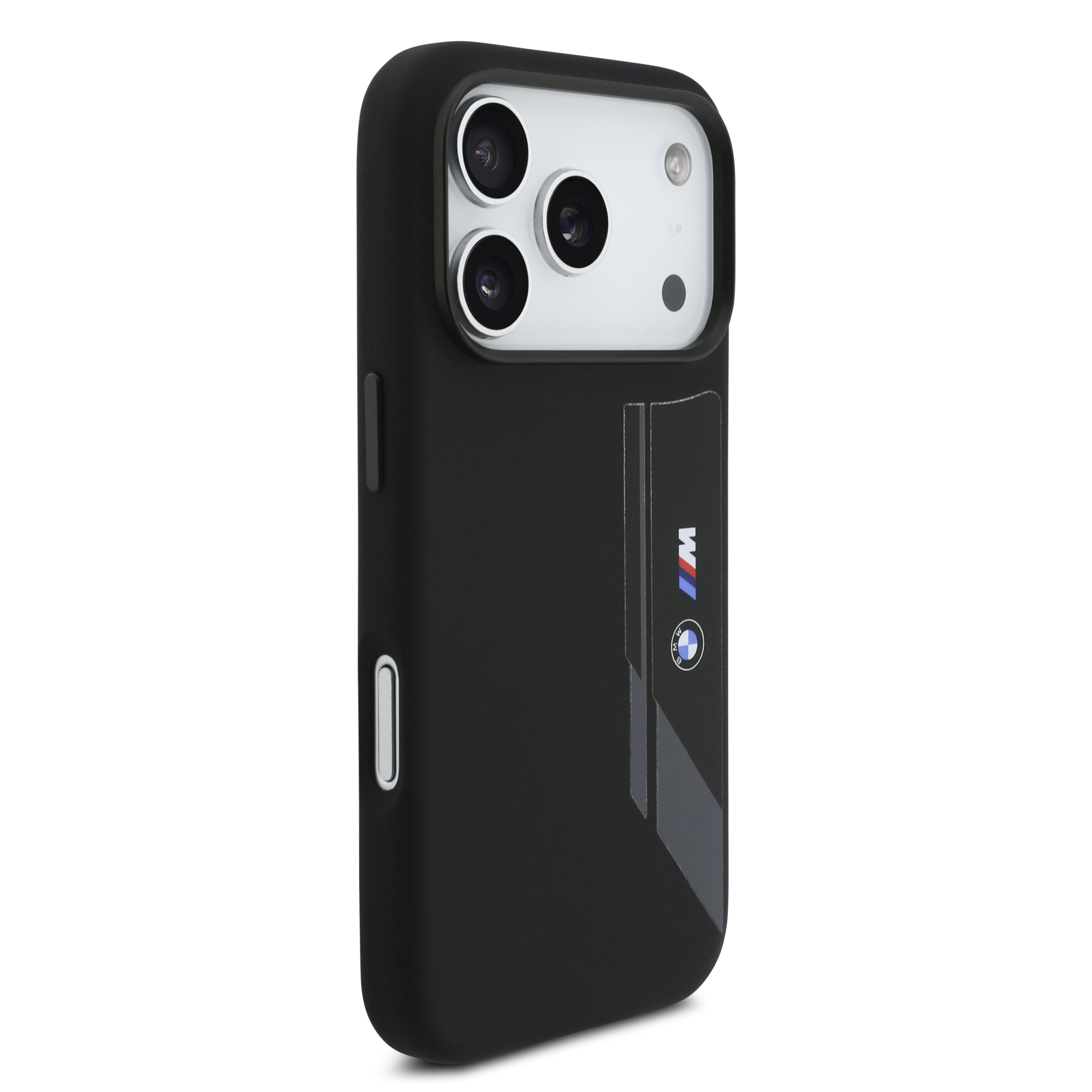 iPhone 17 Pro - BMW Silicone Vertical Logo Black — estuche (foto 4 de 8)