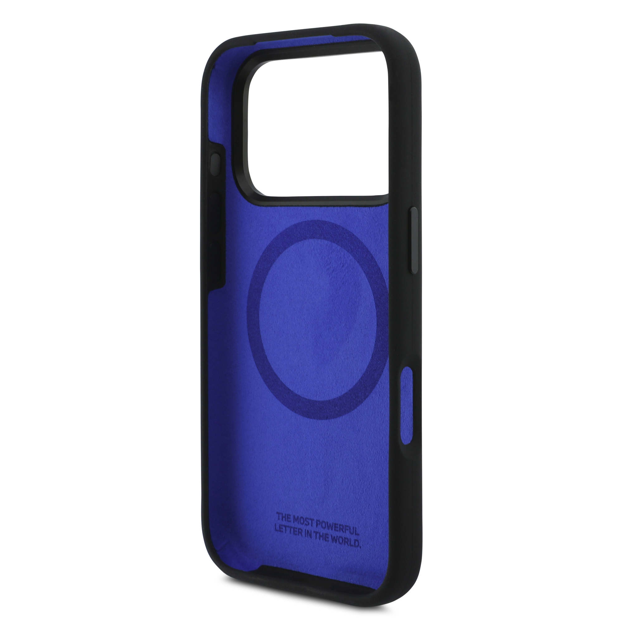 iPhone 17 Pro - BMW Silicone Vertical Logo Black — estuche (foto 7 de 8)