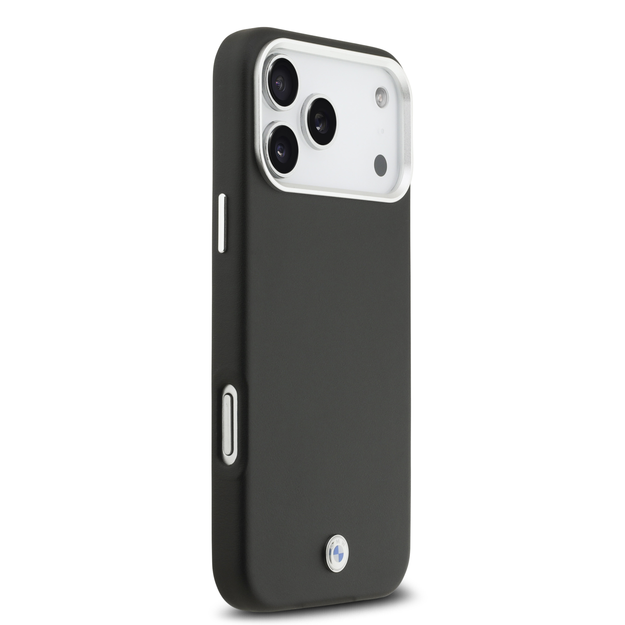 iPhone 17 Pro Max - BMW Leather Full Wrapped Metal Black — estuche (foto 4 de 8)