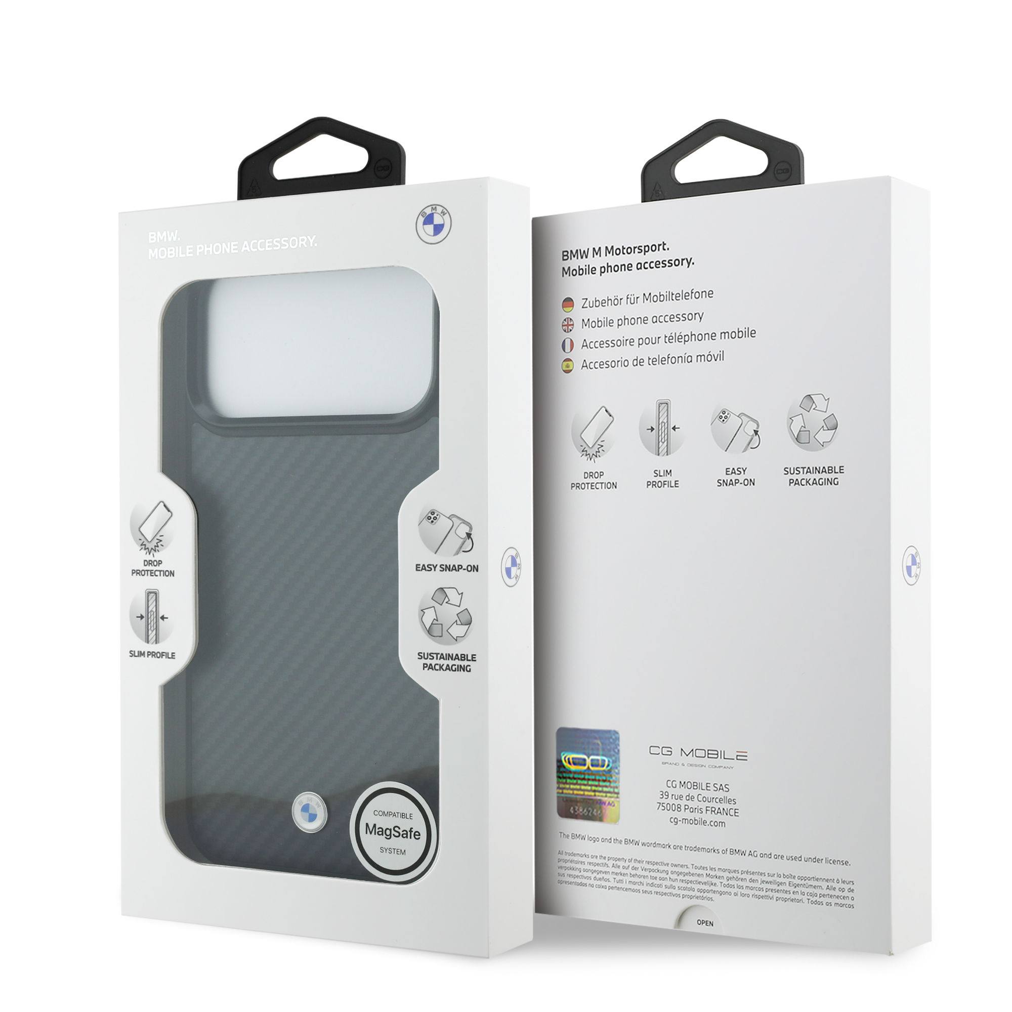iPhone 17 Pro Max - BMW Kevlar Matt Black — estuche (foto 8 de 8)