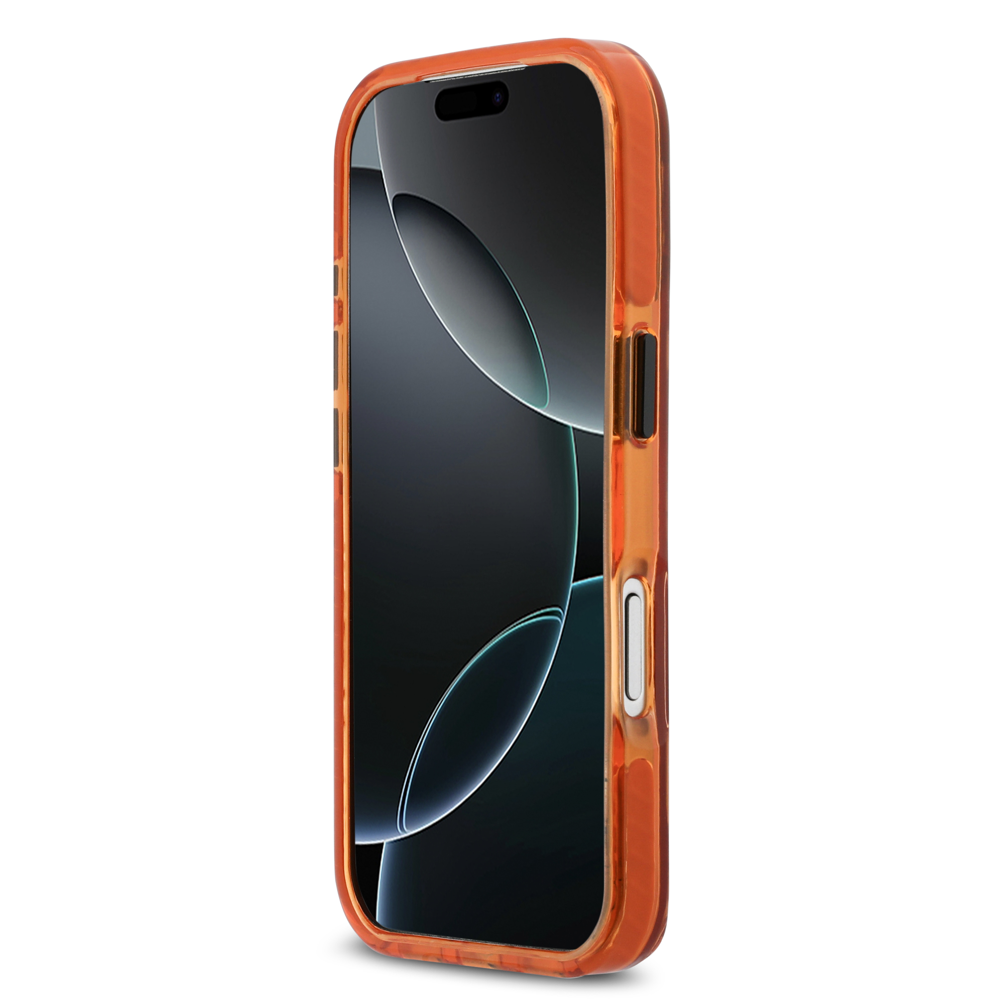 iPhone 17 Pro Max - BMW Shockproof Metal Logos Orange — estuche (foto 5 de 8)