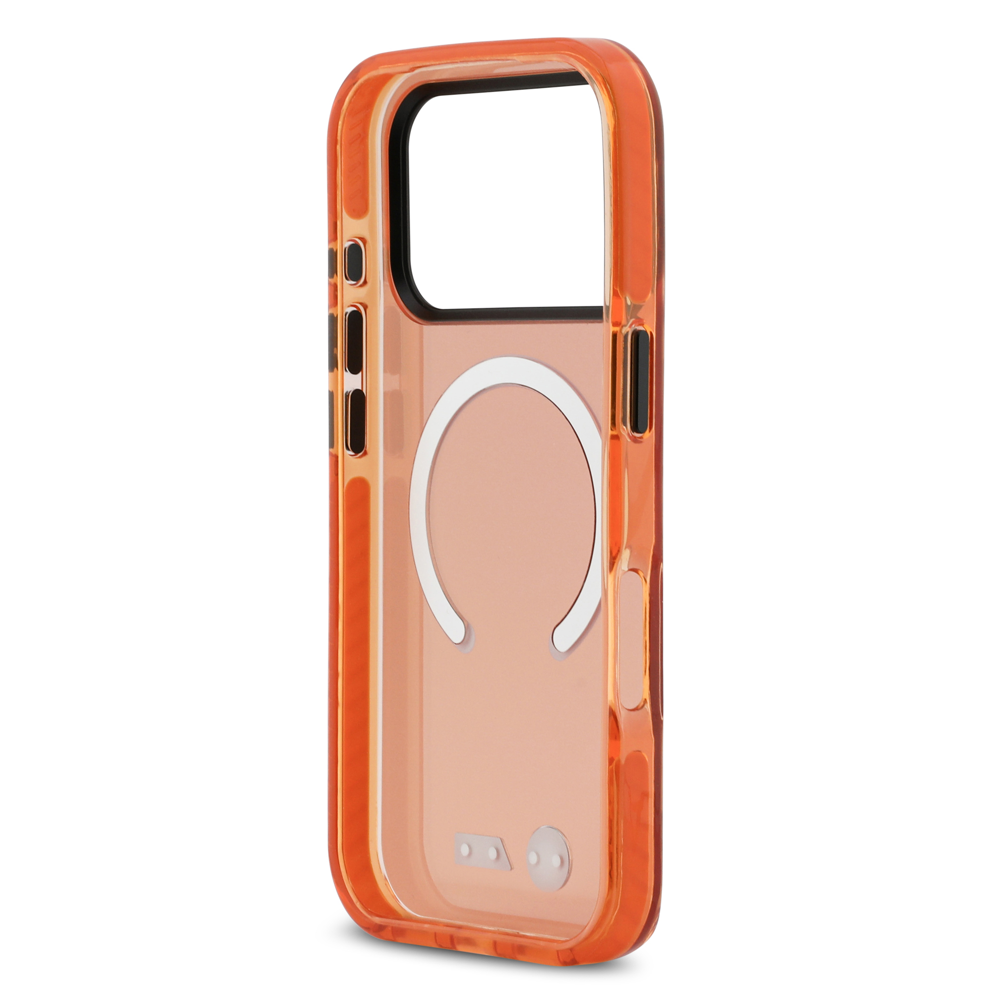 iPhone 17 Pro Max - BMW Shockproof Metal Logos Orange — estuche (foto 7 de 8)