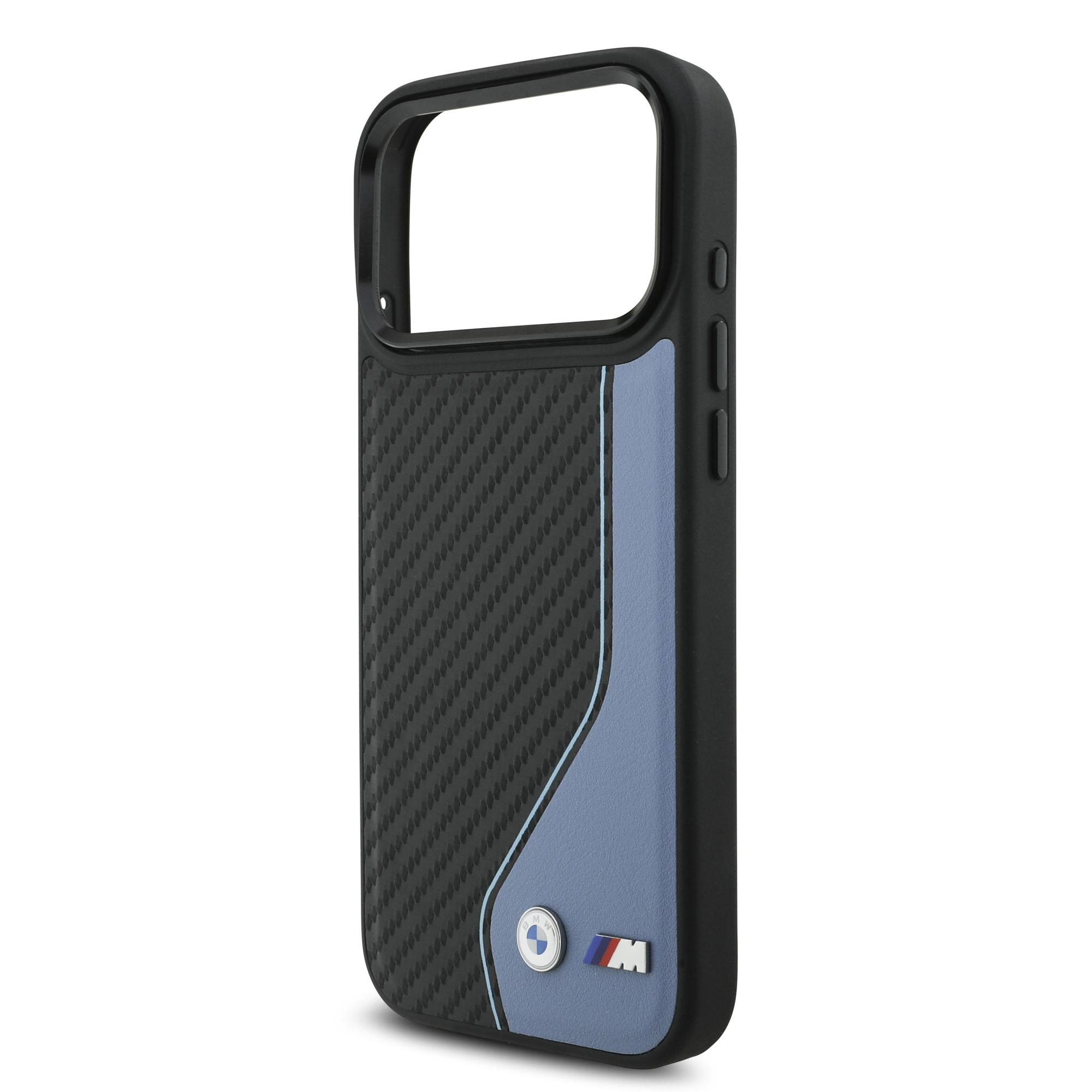 iPhone 17 Pro Max - BMW Leather Carbon Logo Blue — estuche (foto 6 de 8)