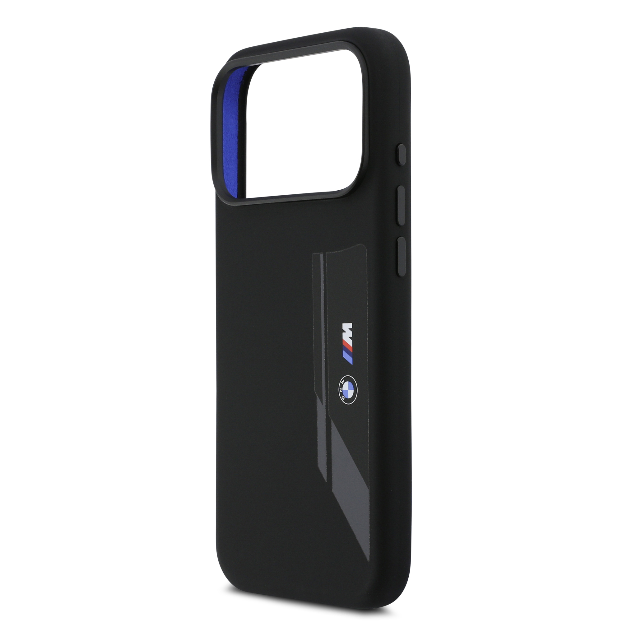 iPhone 17 Pro Max - BMW Silicone Vertical Logo Black — estuche (foto 6 de 8)