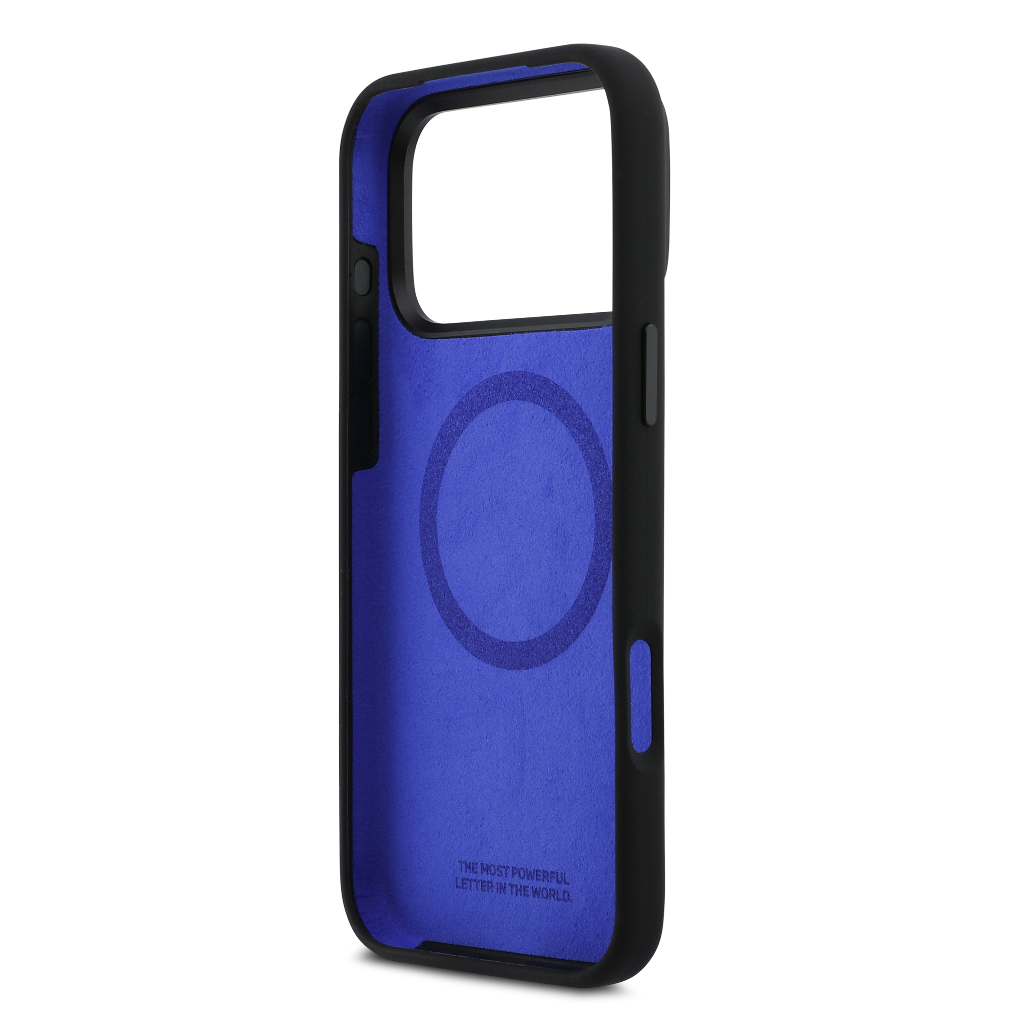 iPhone 17 Pro Max - BMW Silicone Vertical Logo Black — estuche (foto 7 de 8)