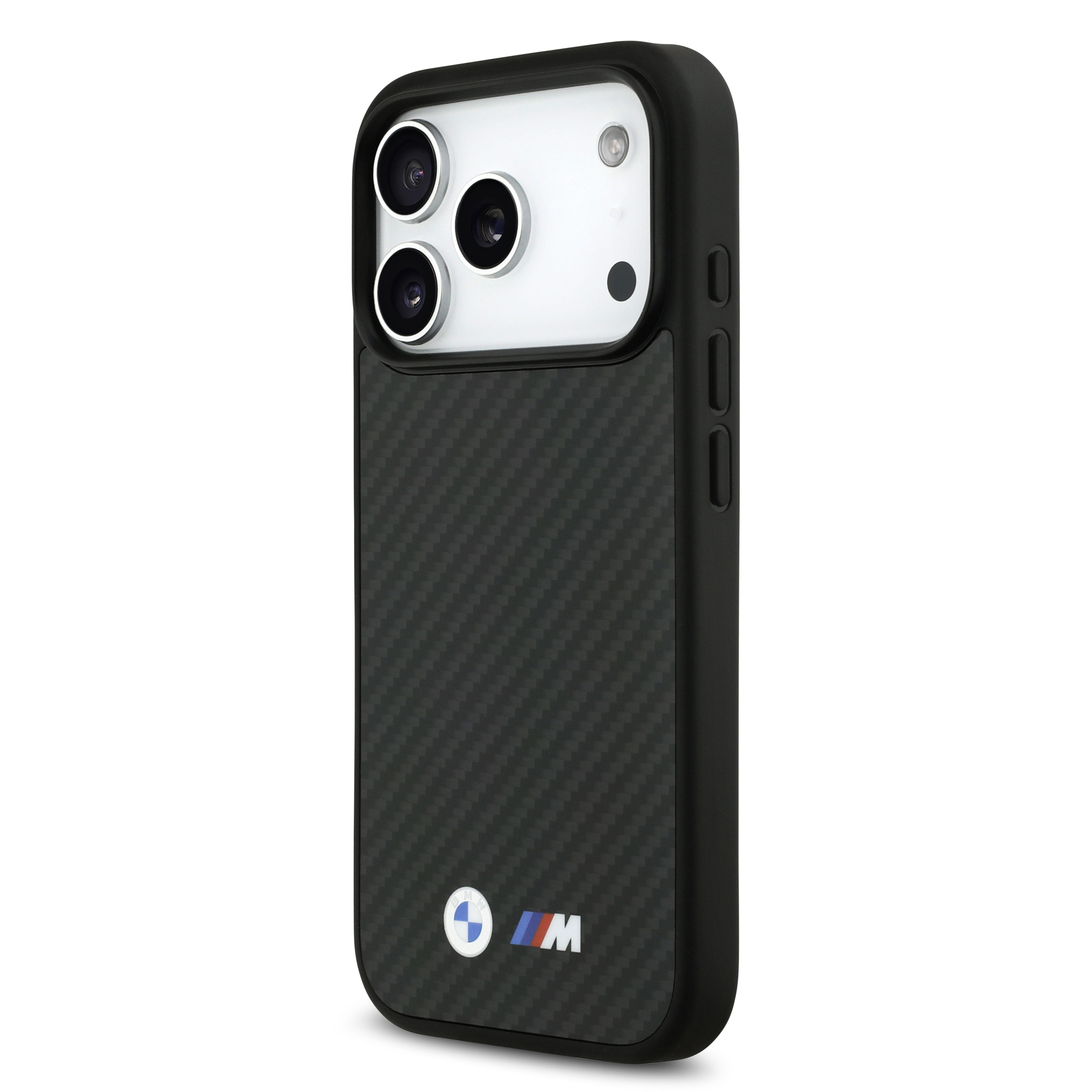 iPhone 17 Pro - BMW Kevlar Metal Logos Black — estuche (foto 3 de 8)