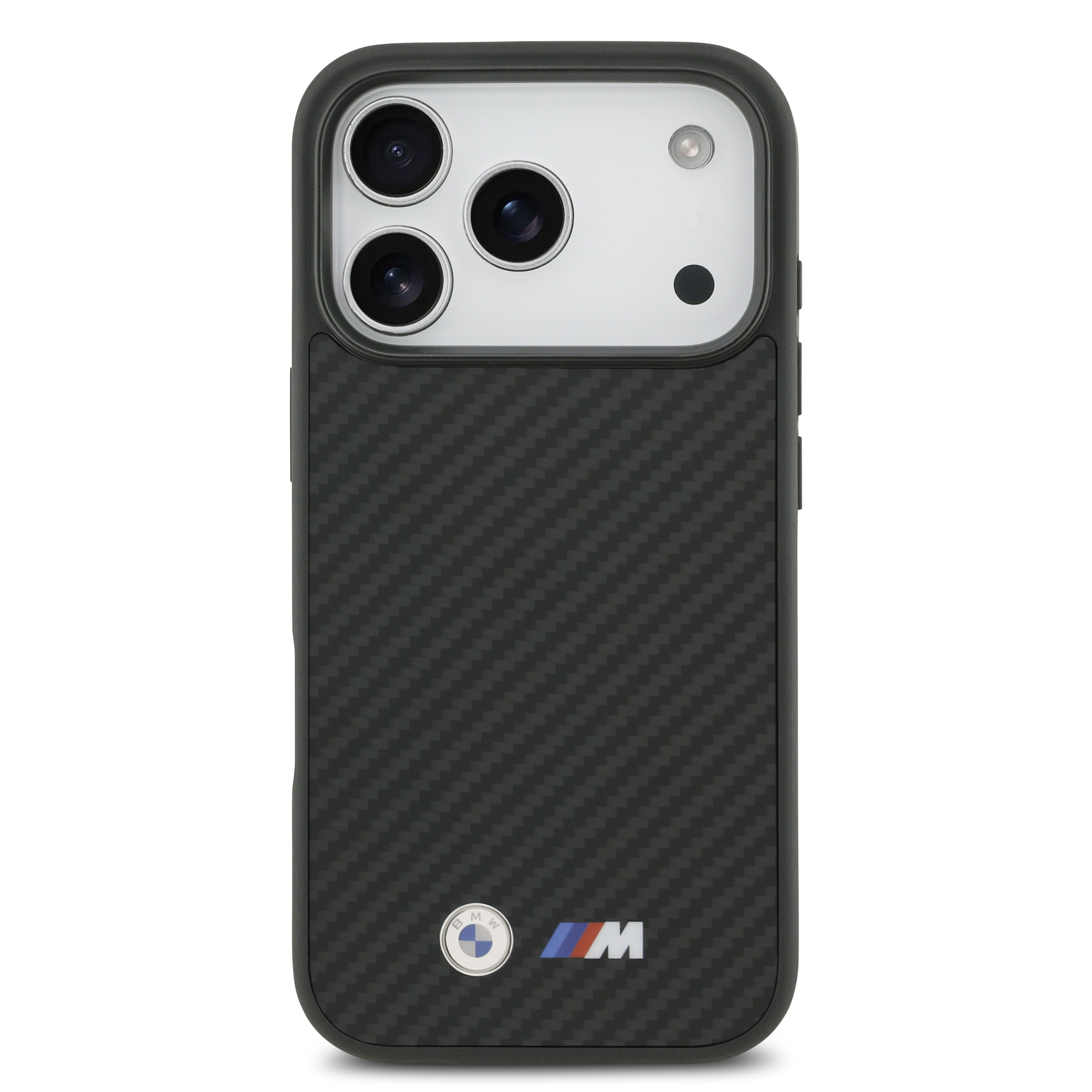 iPhone 17 Pro - BMW Kevlar Metal Logos Black