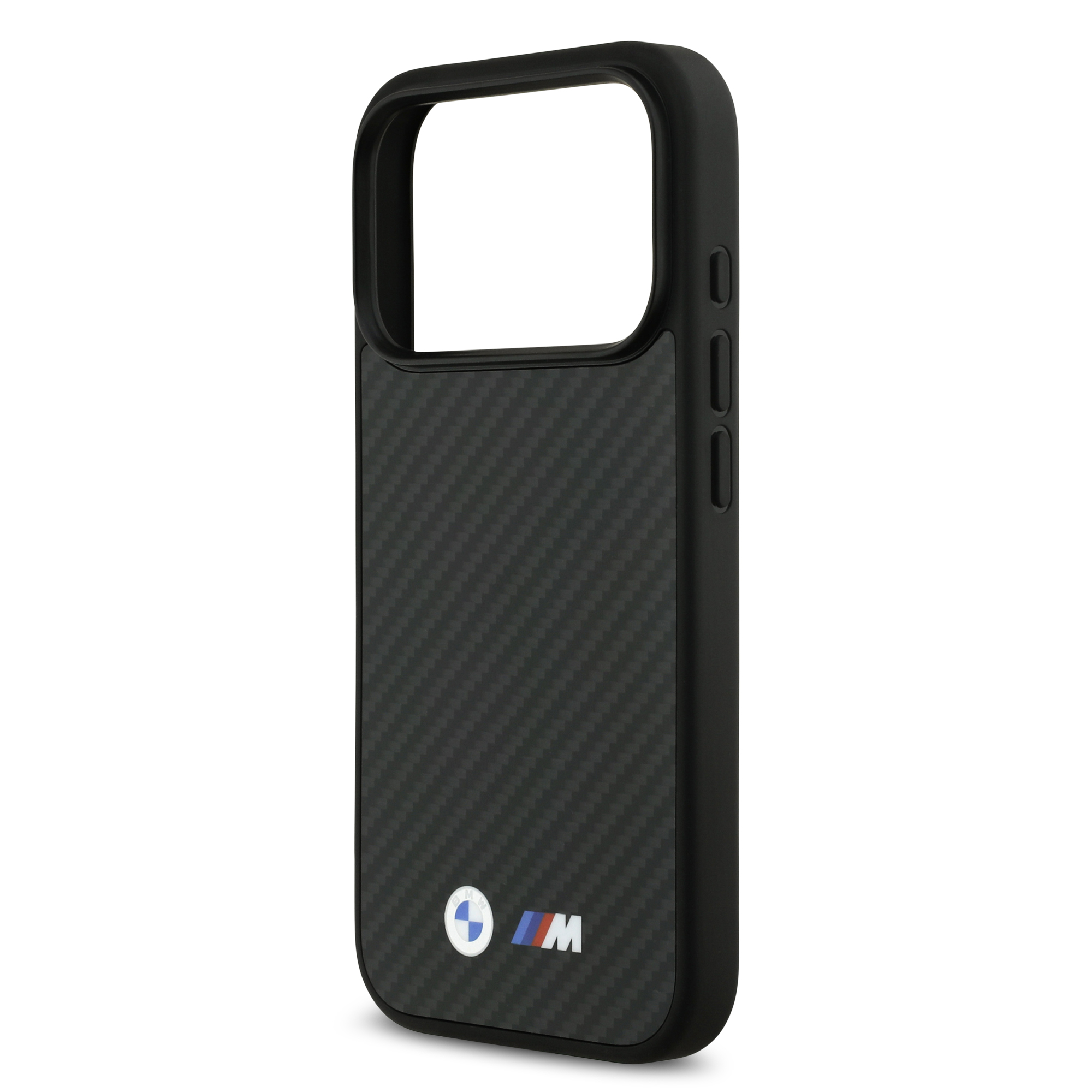 iPhone 17 Pro - BMW Kevlar Metal Logos Black — estuche (foto 6 de 8)
