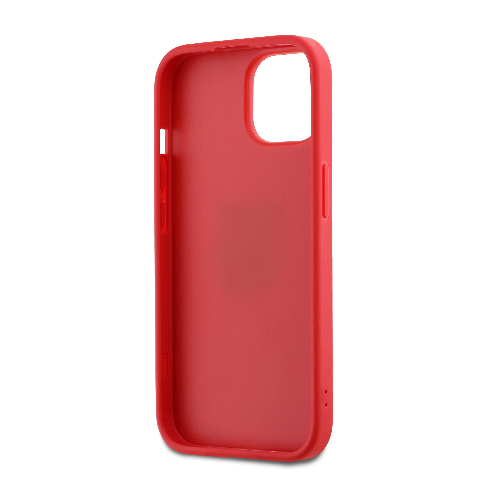iPhone 15 - DKNY Leather Wrist Strap Stack Logo Pink — estuche (foto 6 de 7)