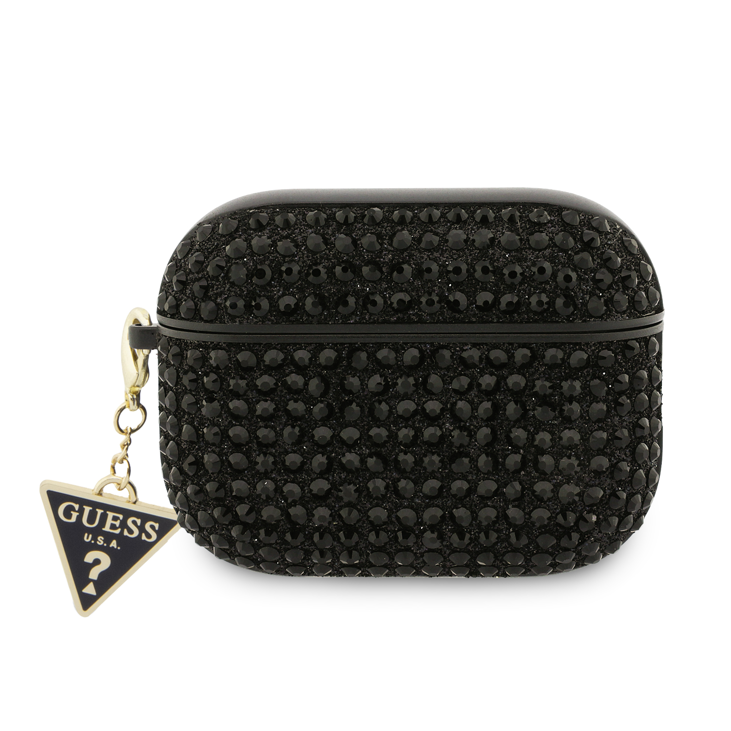 AirPods Pro 3 - GUESS Rhinestone Triangle Charm Black