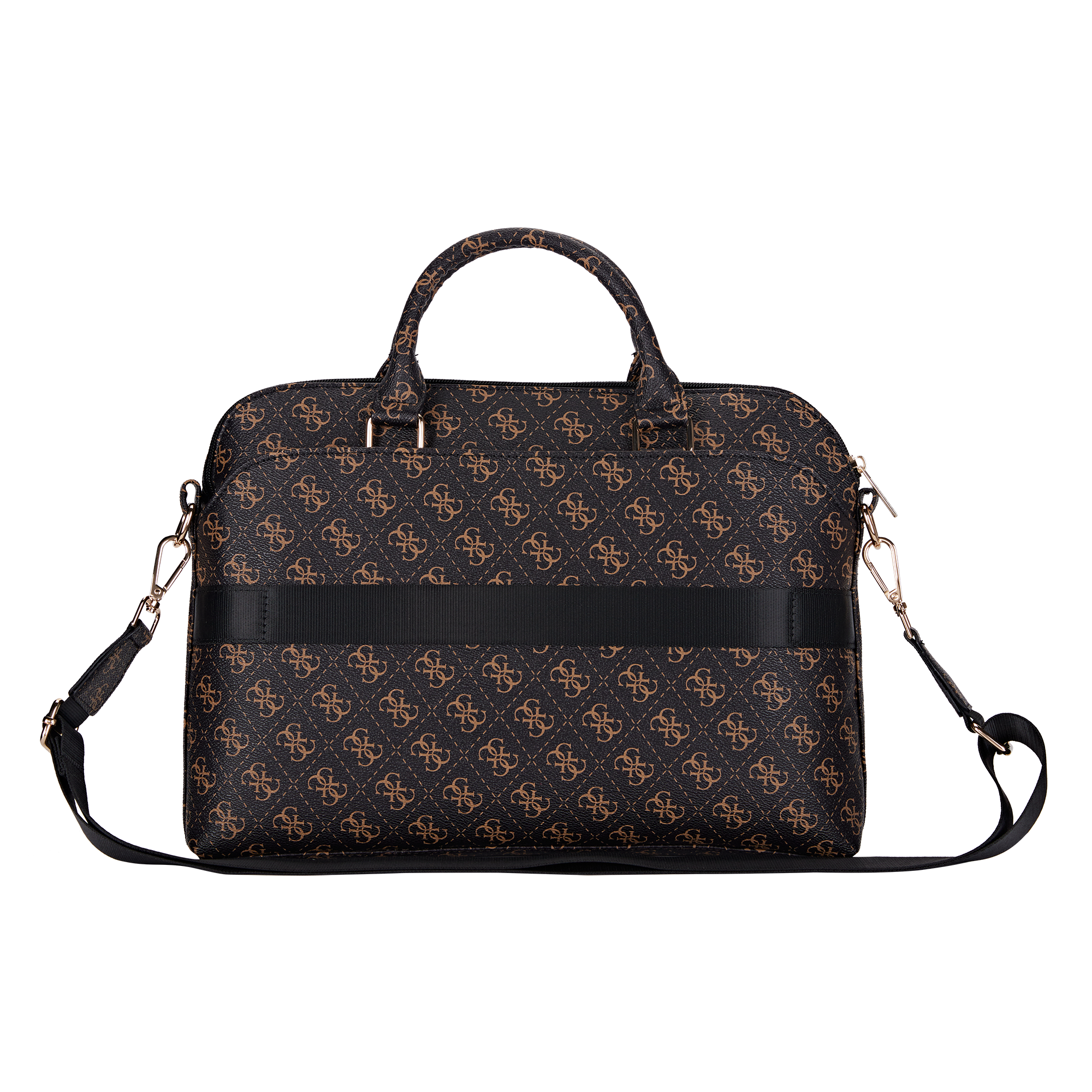 Laptop Bag 15 - GUESS 4G Zipper Pocket Triangle Logo Black — accesorio (foto 3 de 3)