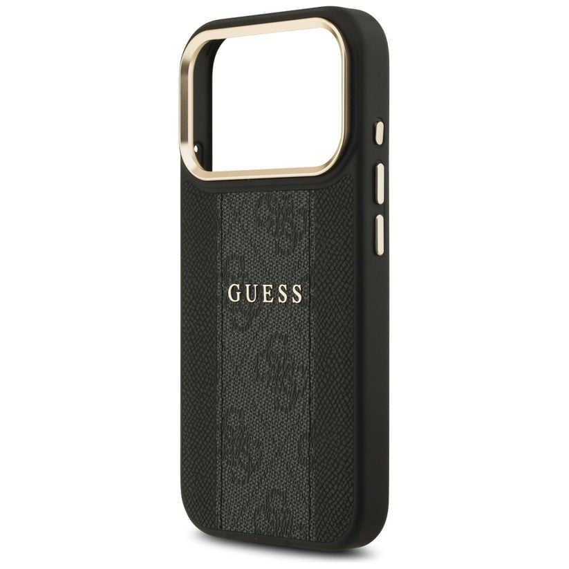 iPhone 17  - GUESS Leather With Big Classic Logo Black — estuche (foto 3 de 3)