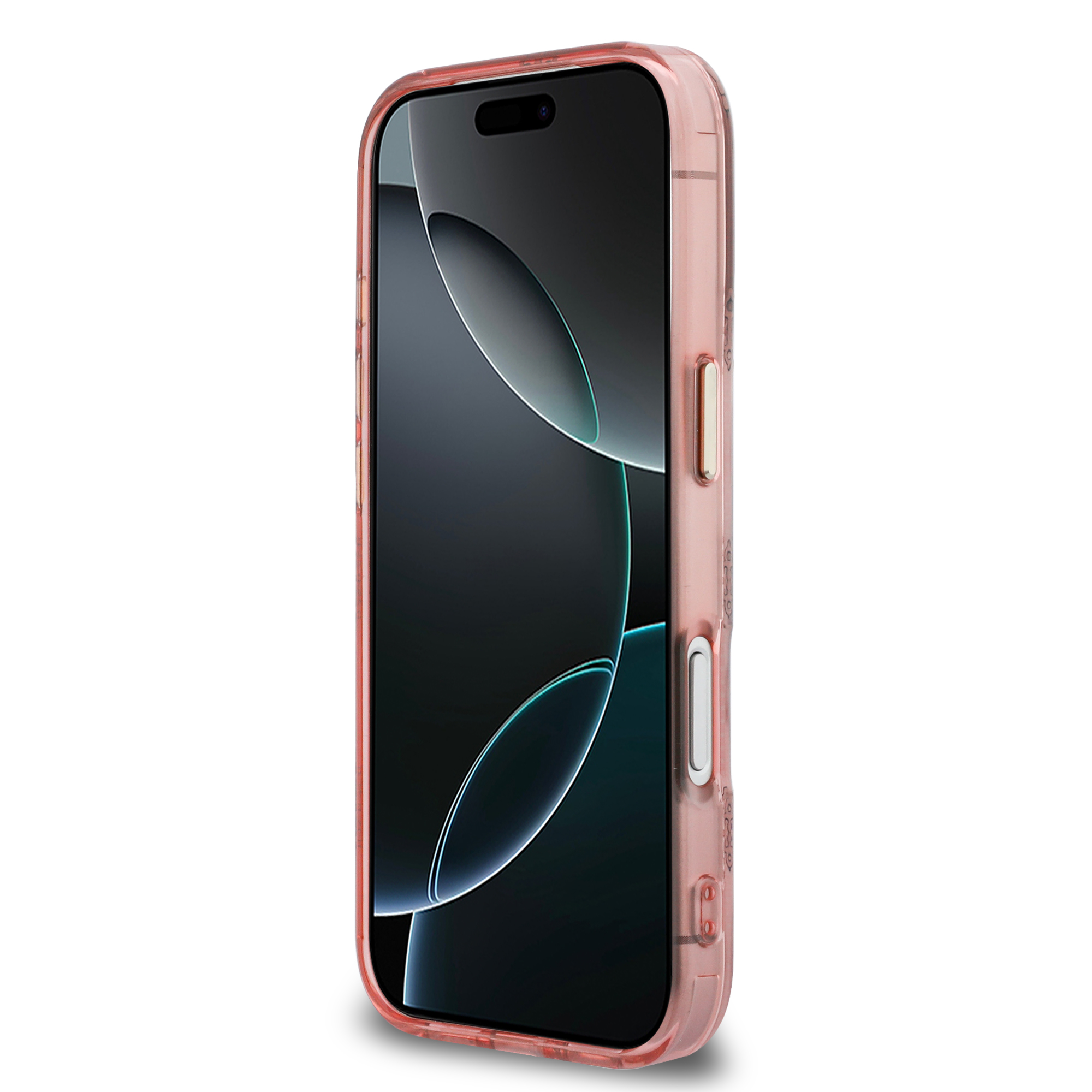 iPhone 17 Pro - GUESS IML Peony Dot Pink — estuche (foto 5 de 8)