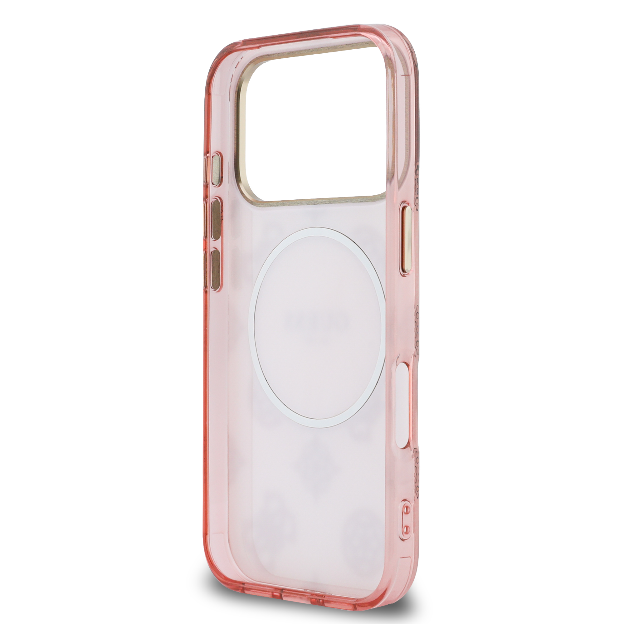 iPhone 17 Pro - GUESS IML Peony Dot Pink — estuche (foto 7 de 8)