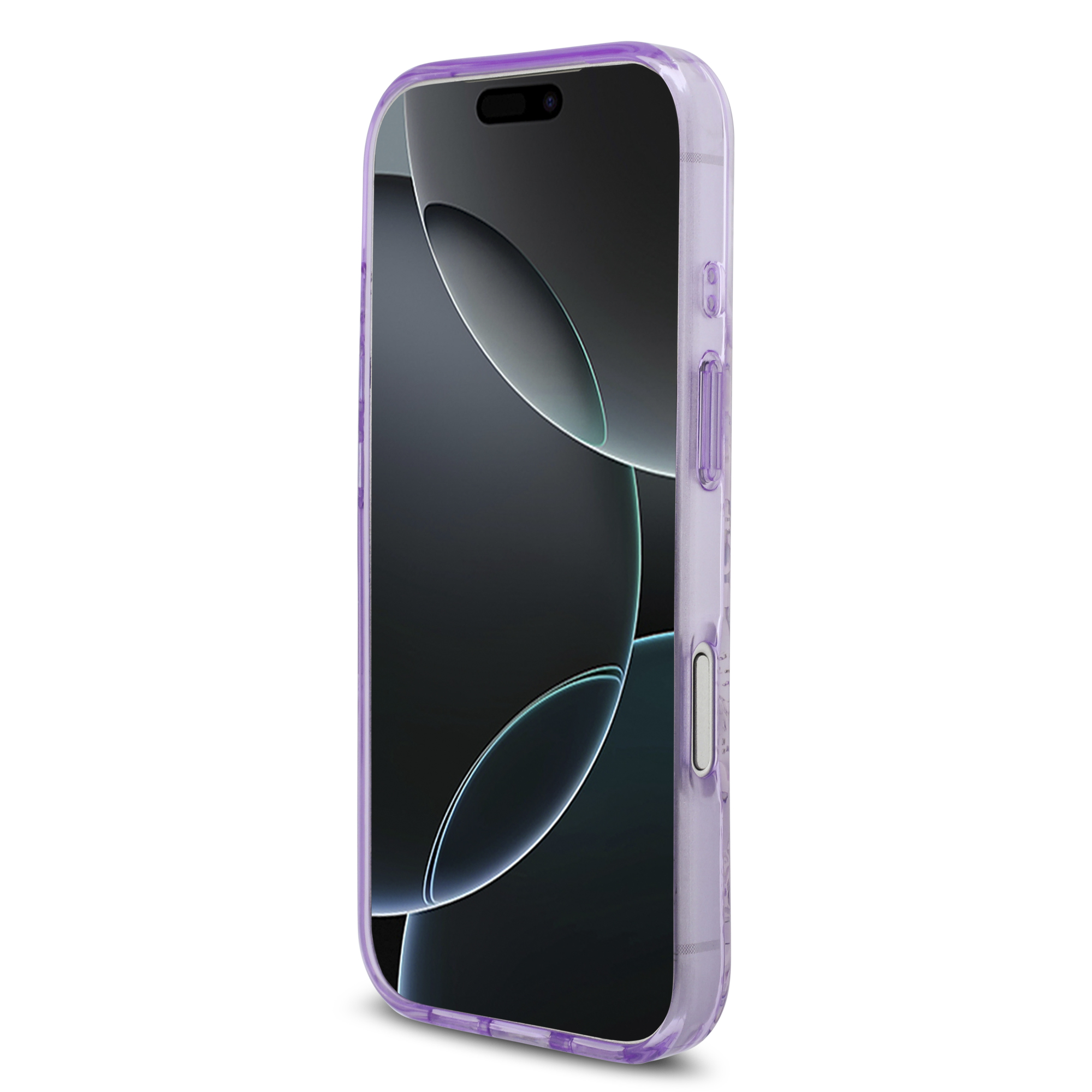 iPhone 17 Pro - GUESS Flower Tonal Circle Purple — estuche (foto 5 de 8)