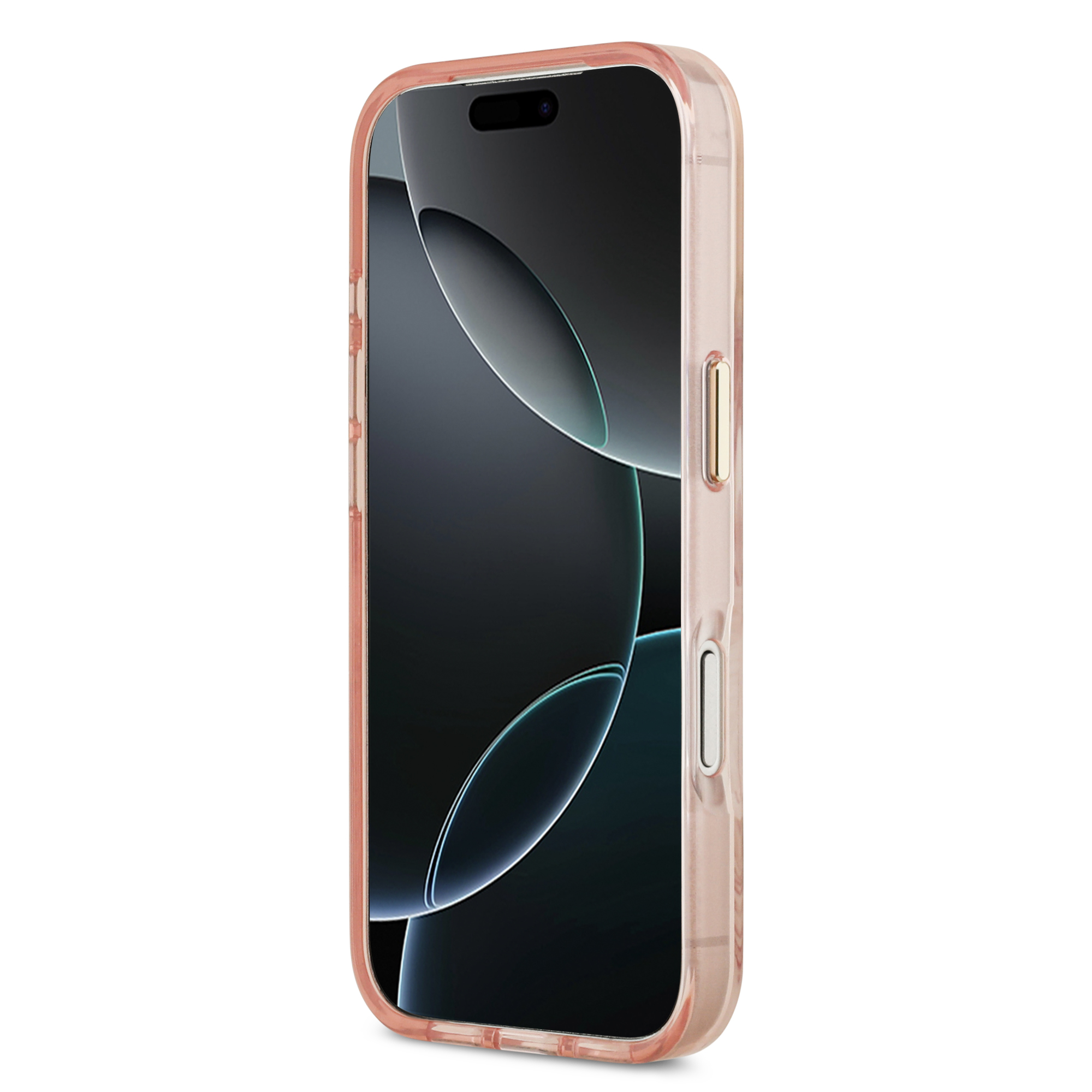 iPhone 17 Pro - GUESS Jungle Tonal Triangle Pink — estuche (foto 5 de 8)