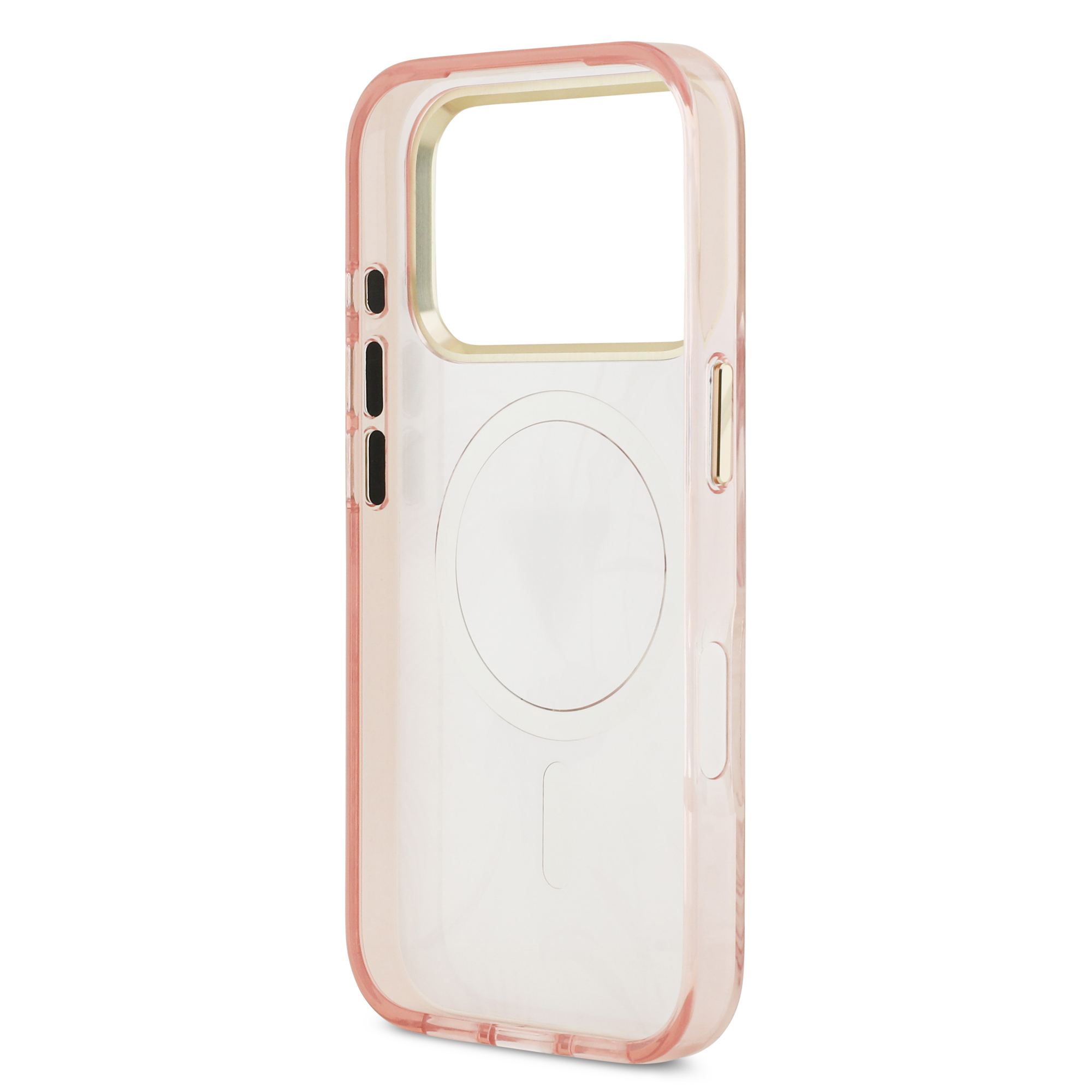 iPhone 17 Pro - GUESS Jungle Tonal Triangle Pink — estuche (foto 7 de 8)