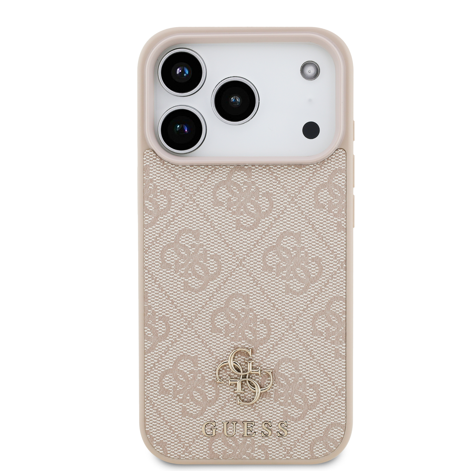 iPhone 17 Pro - GUESS Leather 4G Small Classic Pink