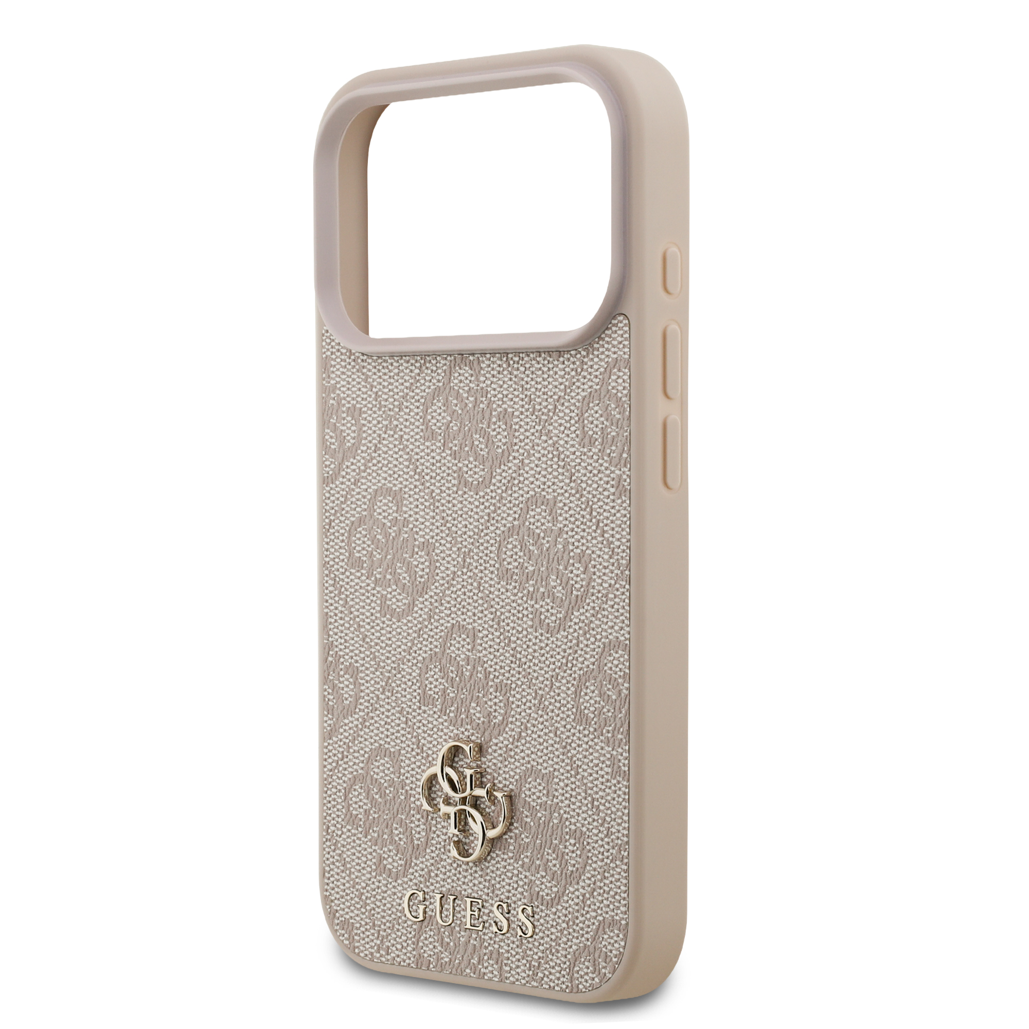 iPhone 17 Pro - GUESS Leather 4G Small Classic Pink — estuche (foto 6 de 8)